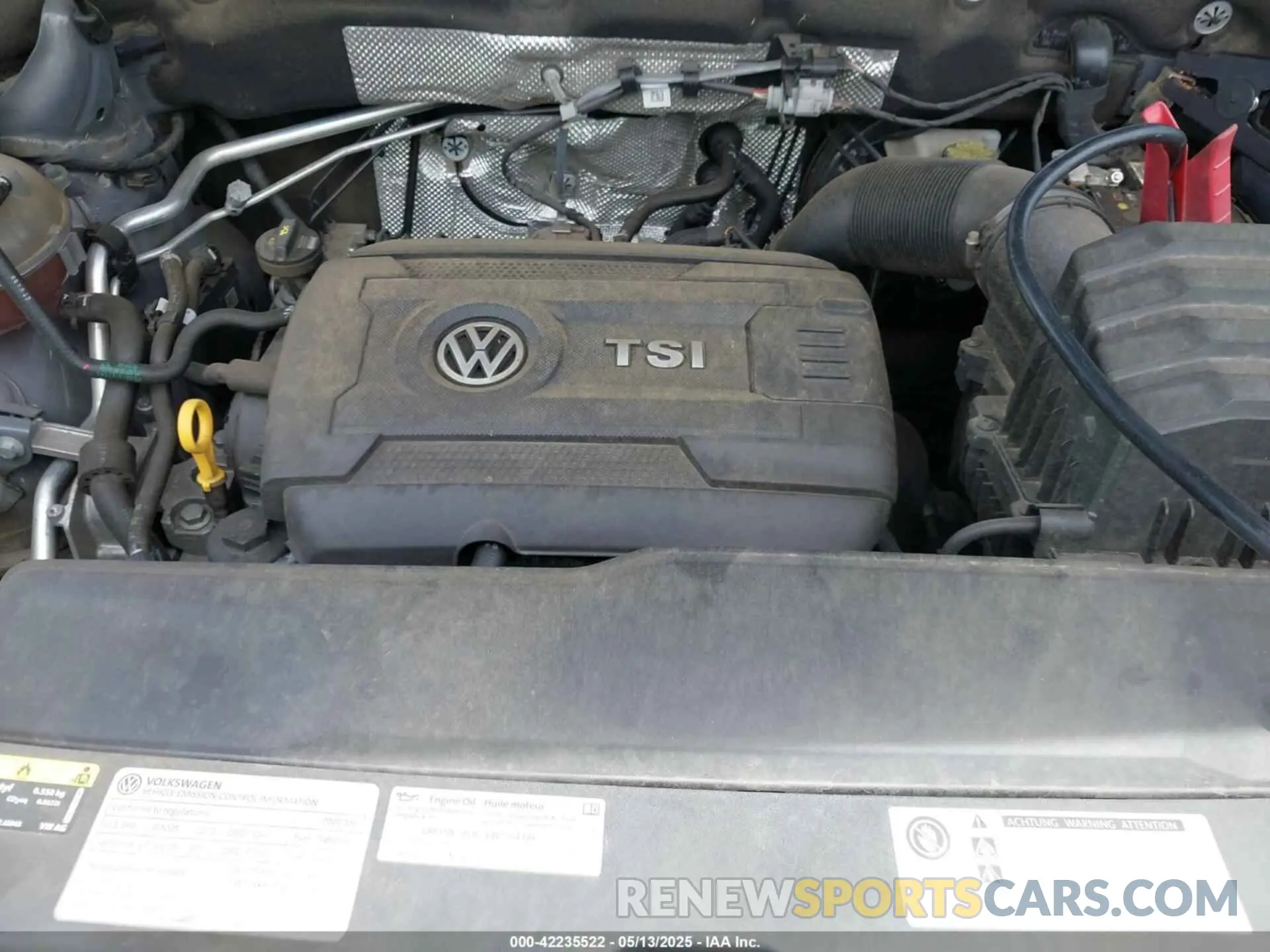10 fotografías del automóvil dañado 1V2YC2CA4LC215683 VOLKSWAGEN ATLAS CROSS SPORT 2020