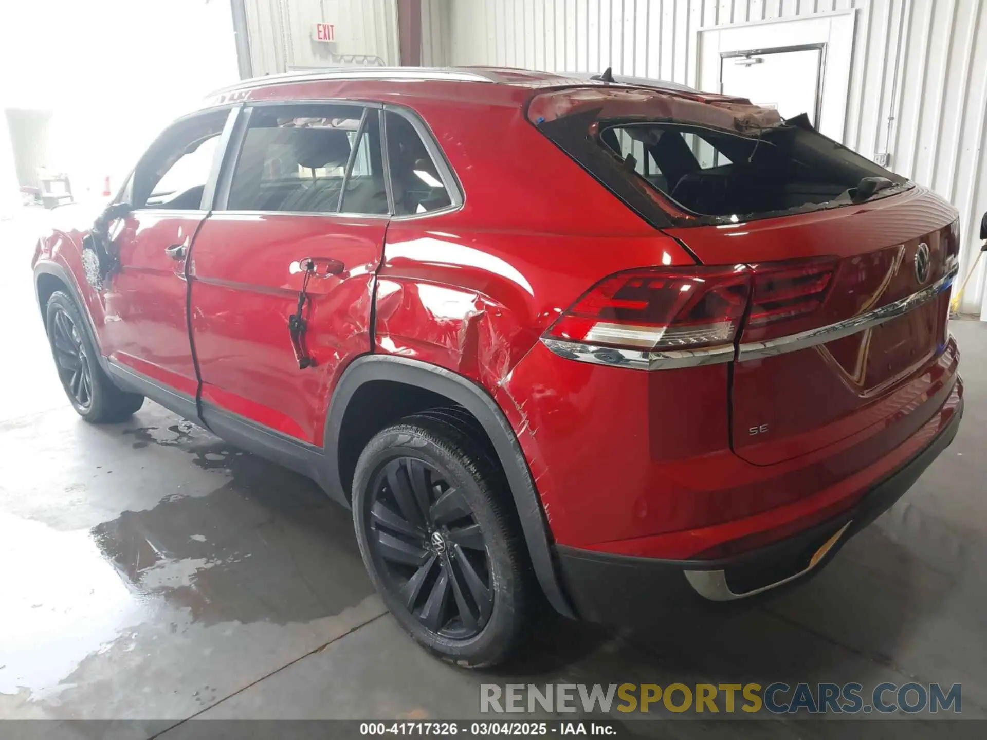 3 fotografías del automóvil dañado 1V2YC2CA9LC206400 VOLKSWAGEN ATLAS CROSS SPORT 2020