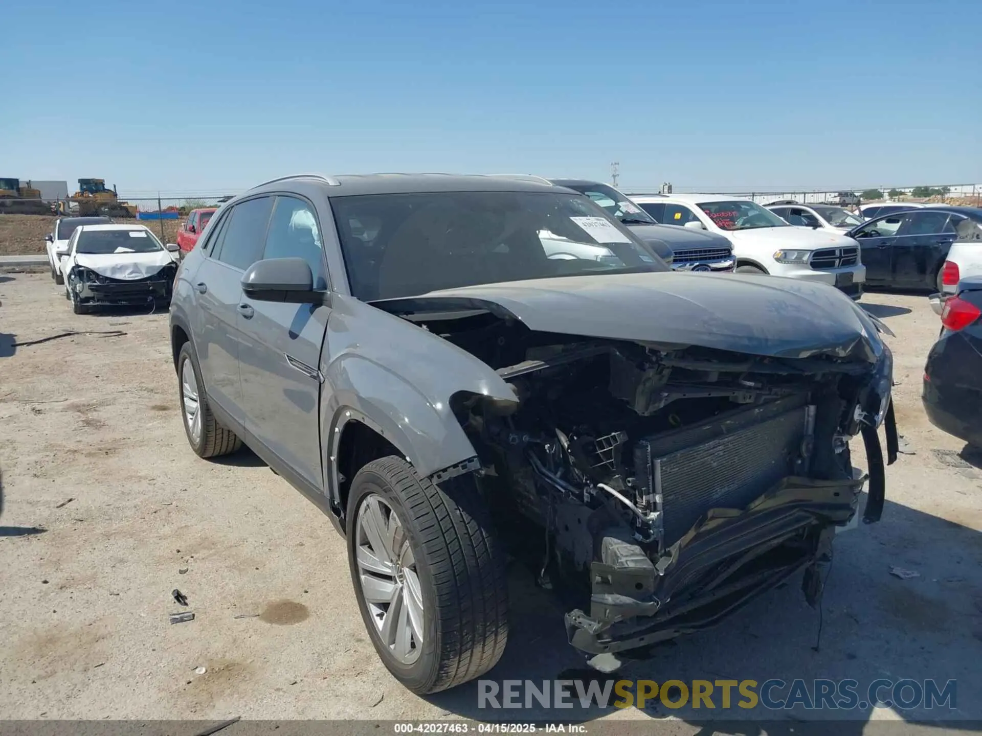 1 fotografías del automóvil dañado 1V2YE2CA0LC217456 VOLKSWAGEN ATLAS CROSS SPORT 2020