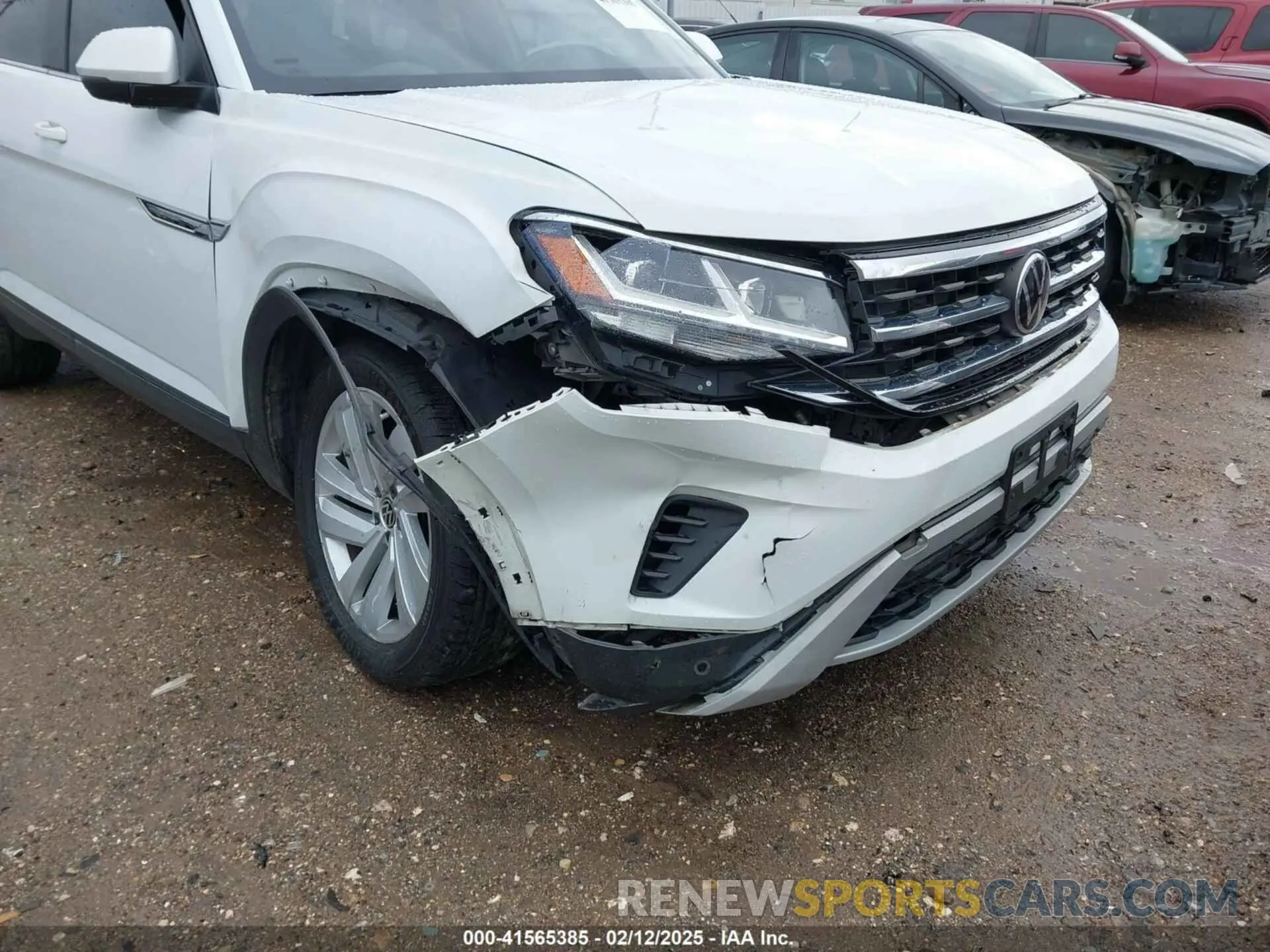 6 fotografías del automóvil dañado 1V2YE2CA5LC228064 VOLKSWAGEN ATLAS CROSS SPORT 2020
