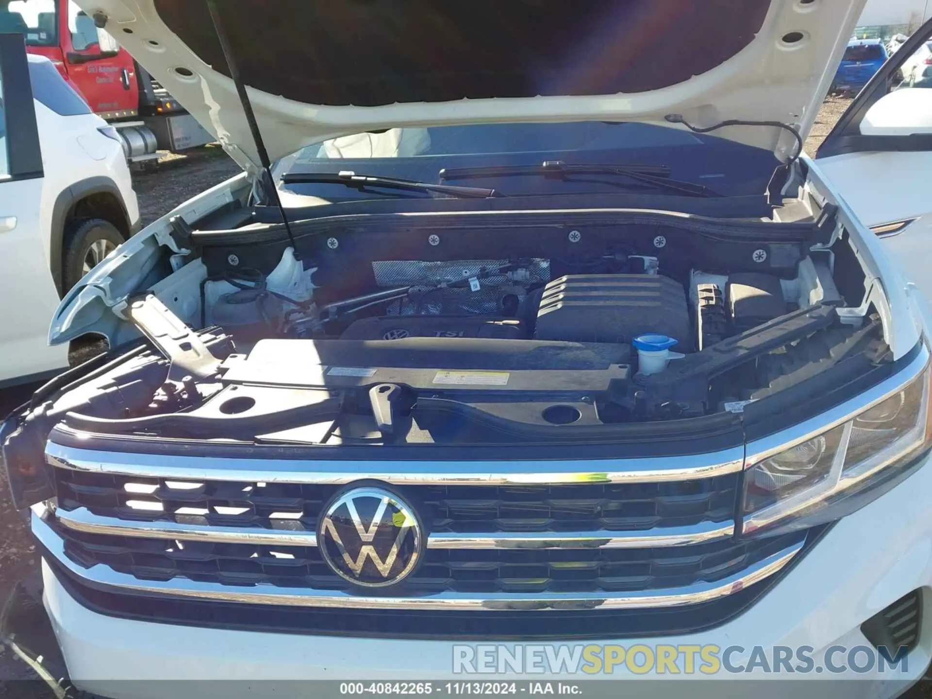 10 fotografías del automóvil dañado 1V2AC2CA2MC234168 VOLKSWAGEN ATLAS CROSS SPORT 2021