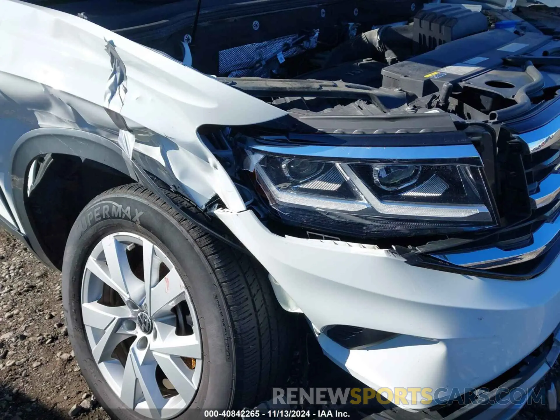 6 fotografías del automóvil dañado 1V2AC2CA2MC234168 VOLKSWAGEN ATLAS CROSS SPORT 2021
