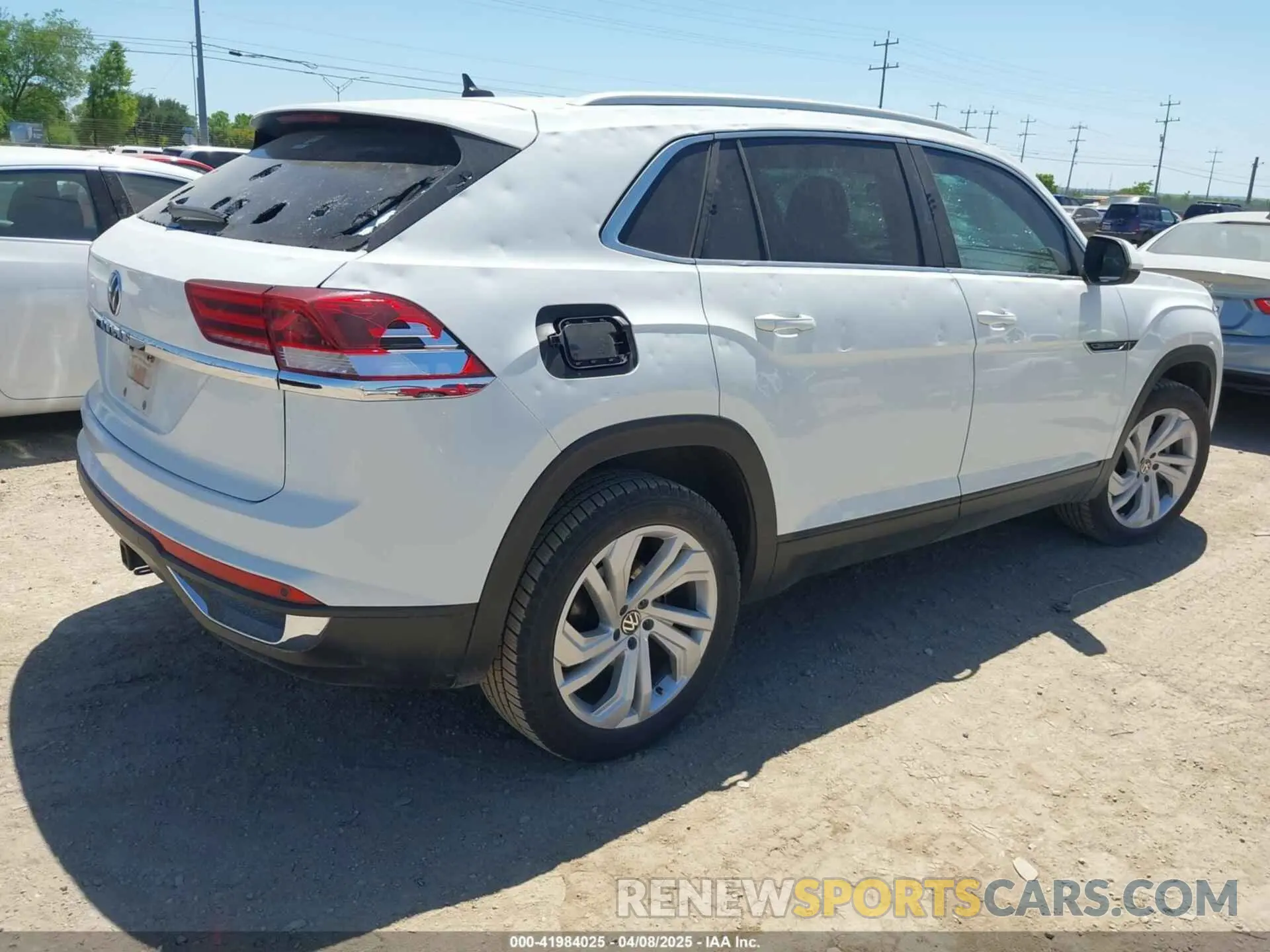 4 fotografías del automóvil dañado 1V2EE2CA8MC202806 VOLKSWAGEN ATLAS CROSS SPORT 2021