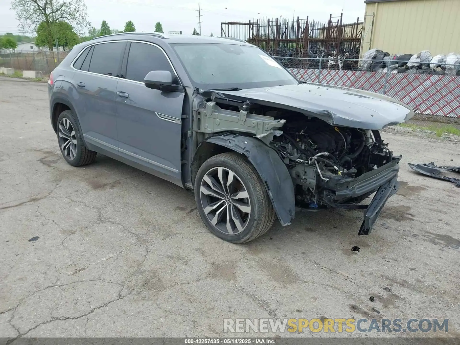1 fotografías del automóvil dañado 1V2FE2CA0MC223881 VOLKSWAGEN ATLAS CROSS SPORT 2021