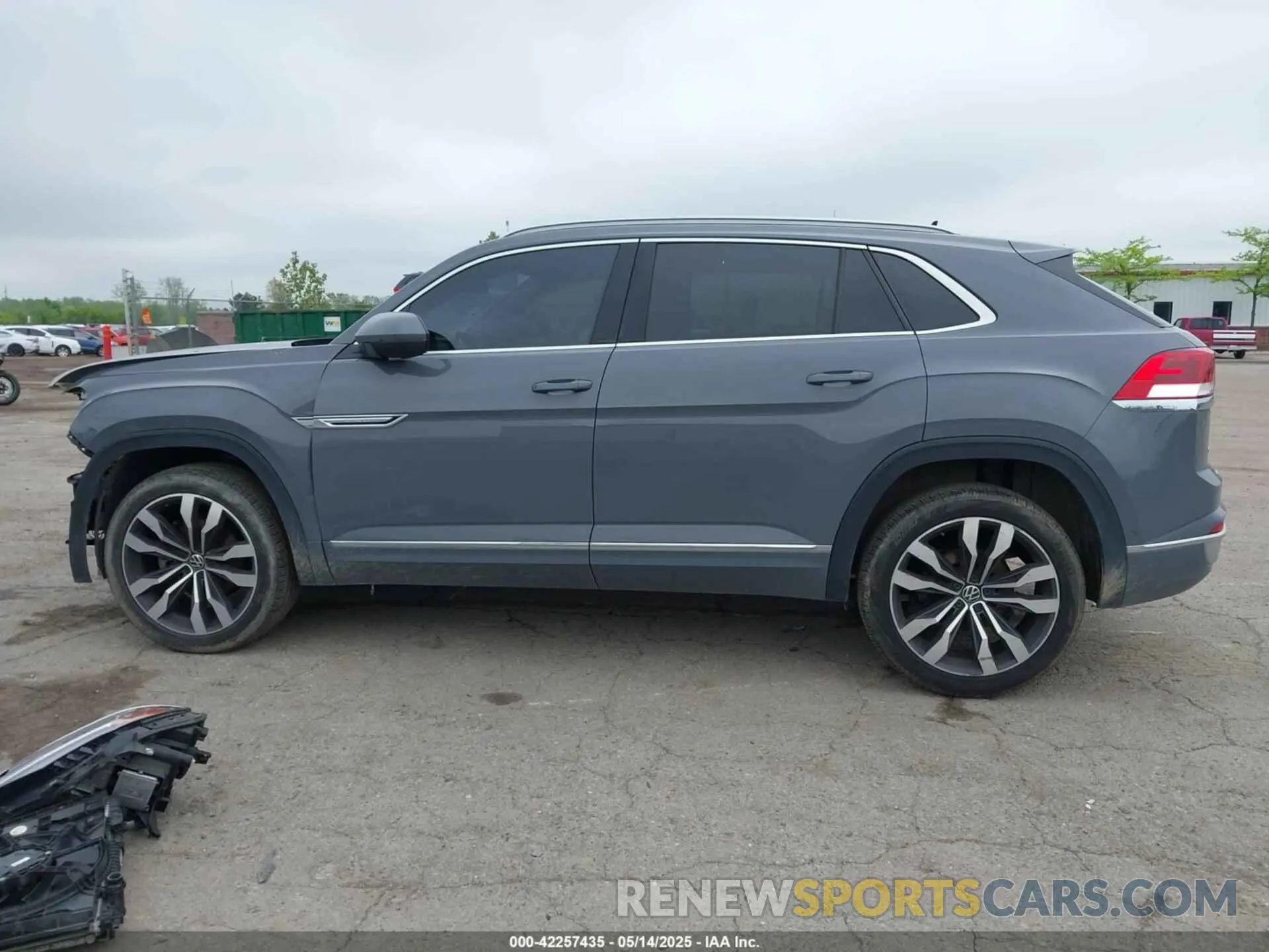 15 fotografías del automóvil dañado 1V2FE2CA0MC223881 VOLKSWAGEN ATLAS CROSS SPORT 2021