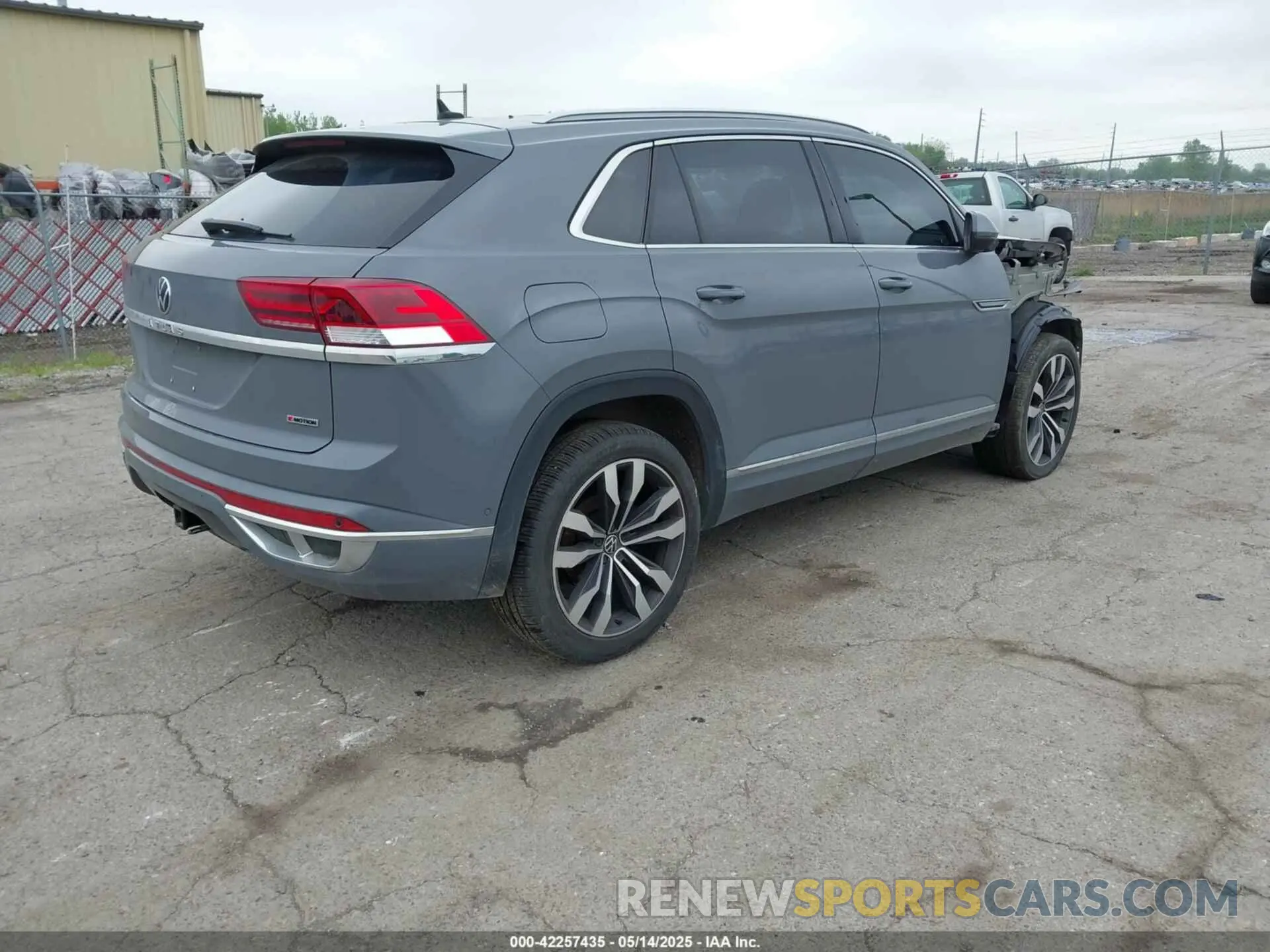 4 fotografías del automóvil dañado 1V2FE2CA0MC223881 VOLKSWAGEN ATLAS CROSS SPORT 2021