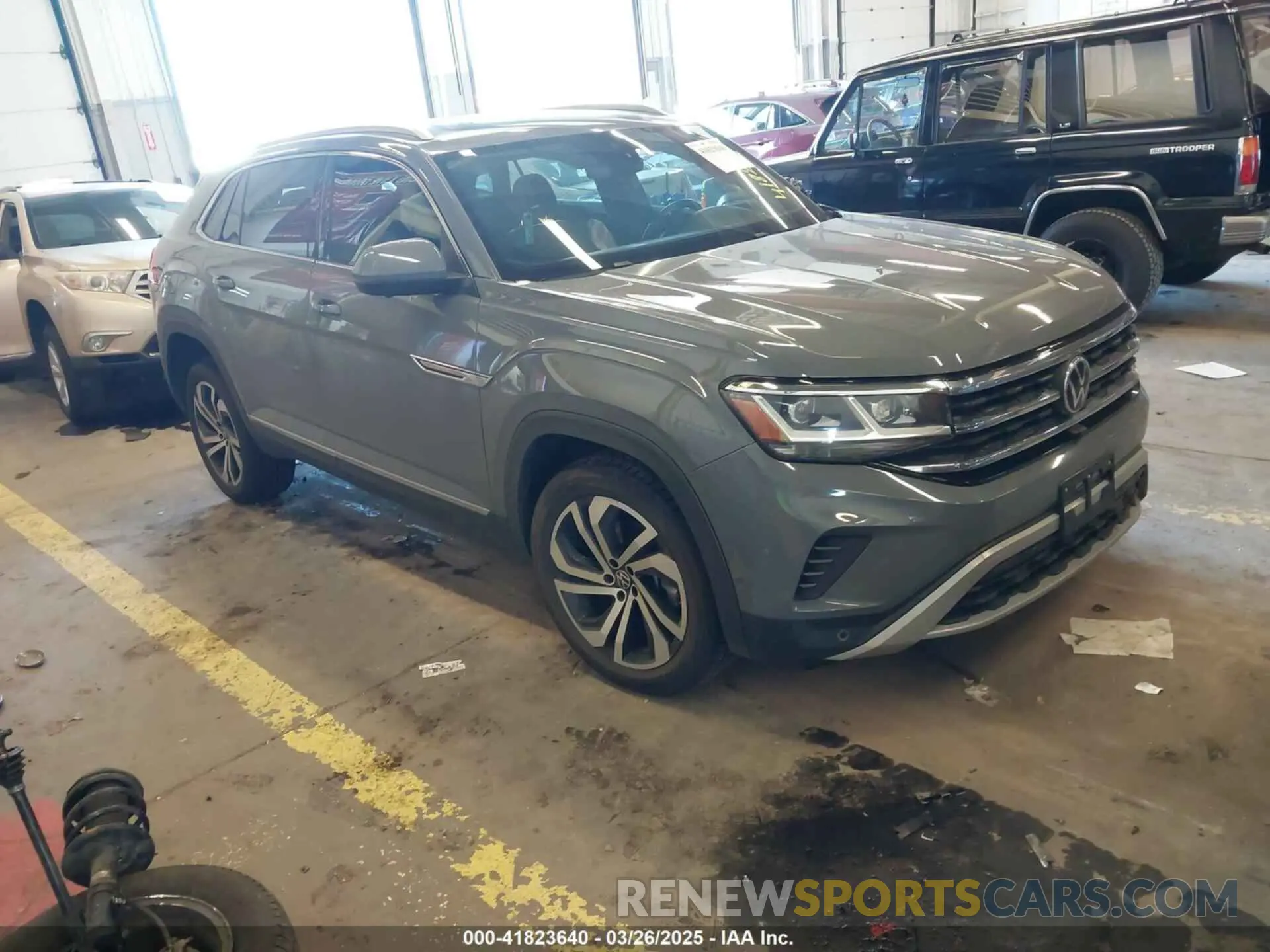 1 fotografías del automóvil dañado 1V2TE2CA8MC207933 VOLKSWAGEN ATLAS CROSS SPORT 2021
