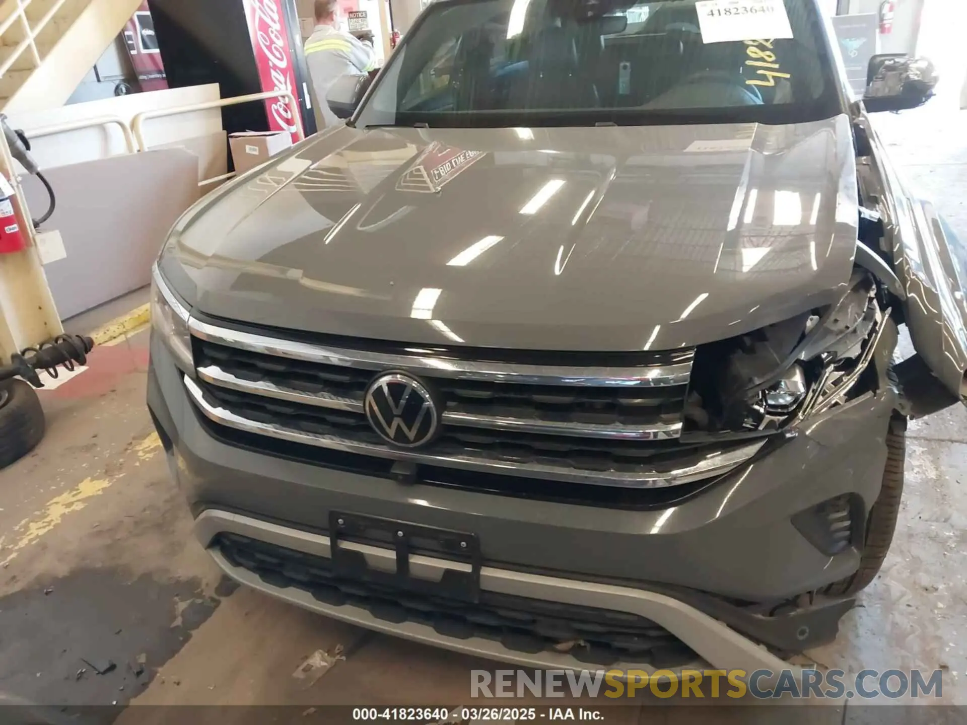 12 fotografías del automóvil dañado 1V2TE2CA8MC207933 VOLKSWAGEN ATLAS CROSS SPORT 2021