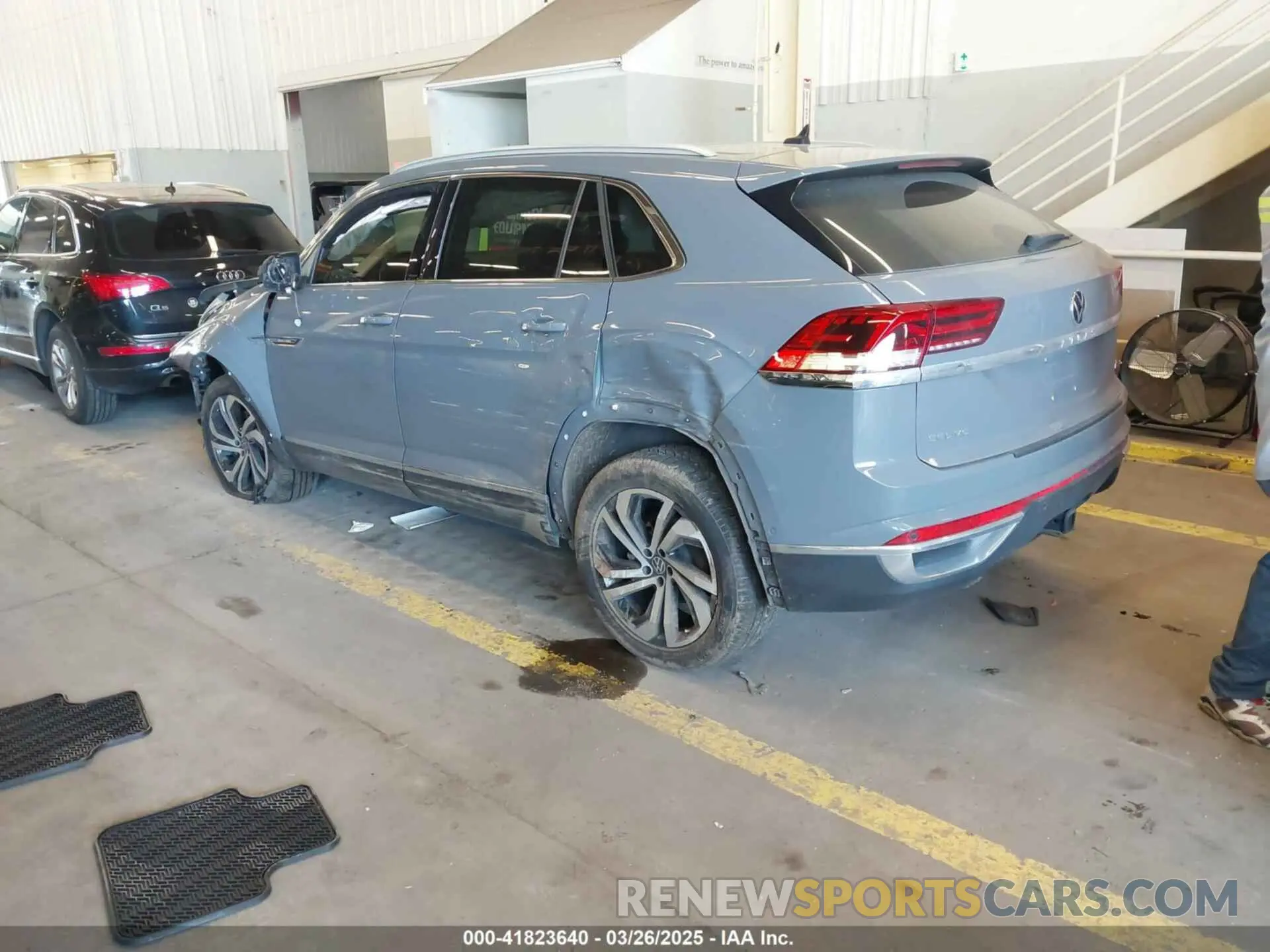3 fotografías del automóvil dañado 1V2TE2CA8MC207933 VOLKSWAGEN ATLAS CROSS SPORT 2021