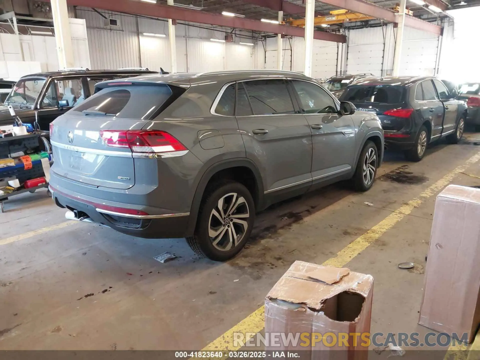 4 fotografías del automóvil dañado 1V2TE2CA8MC207933 VOLKSWAGEN ATLAS CROSS SPORT 2021