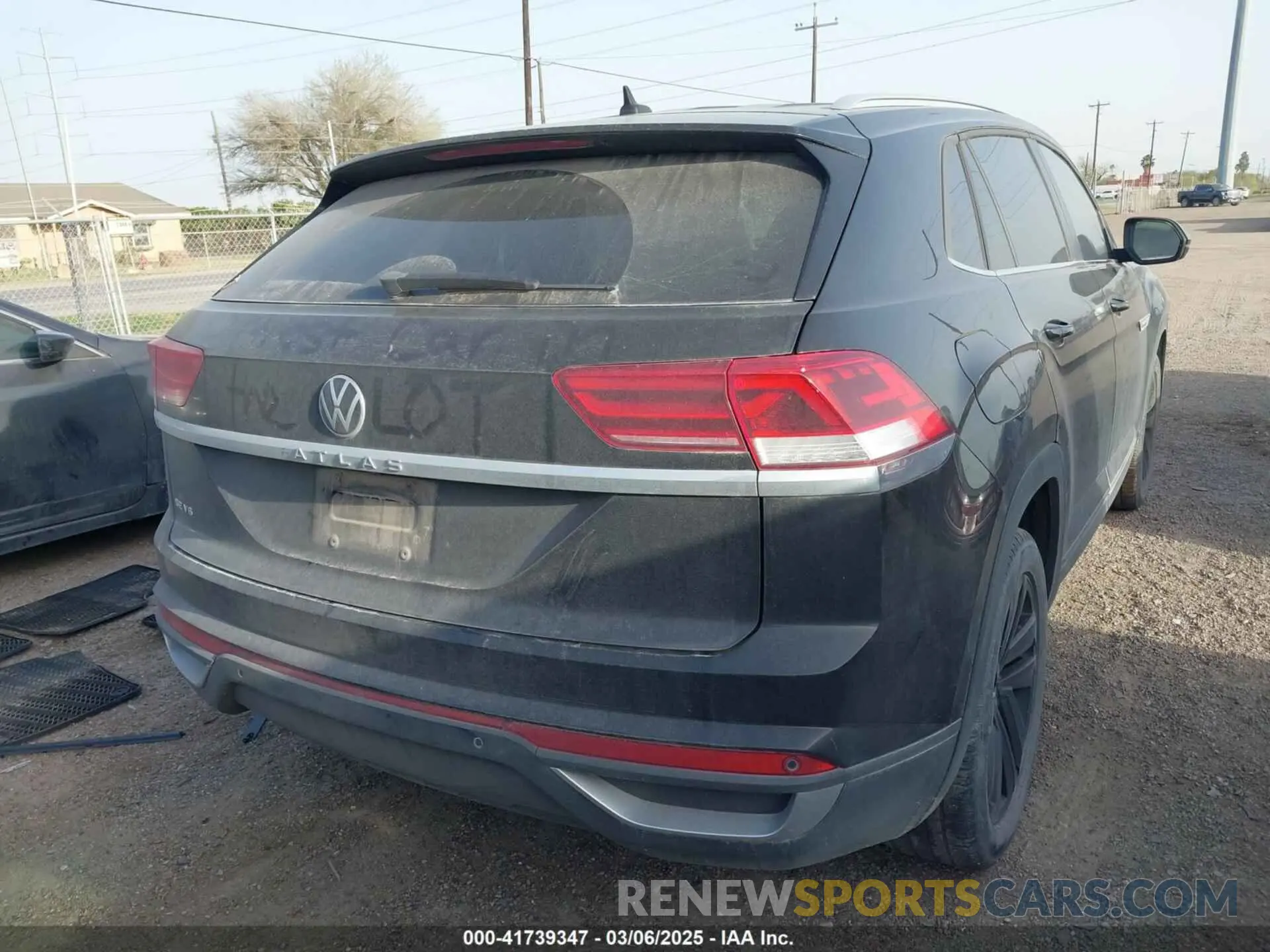 4 fotografías del automóvil dañado 1V2WE2CA3MC240934 VOLKSWAGEN ATLAS CROSS SPORT 2021