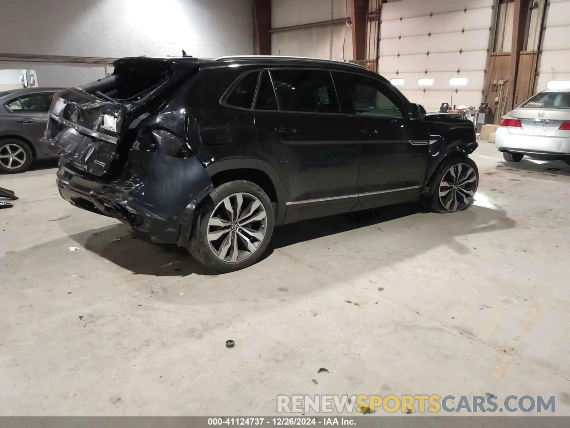 4 fotografías del automóvil dañado 1V2FE2CAXNC204546 VOLKSWAGEN ATLAS CROSS SPORT 2022