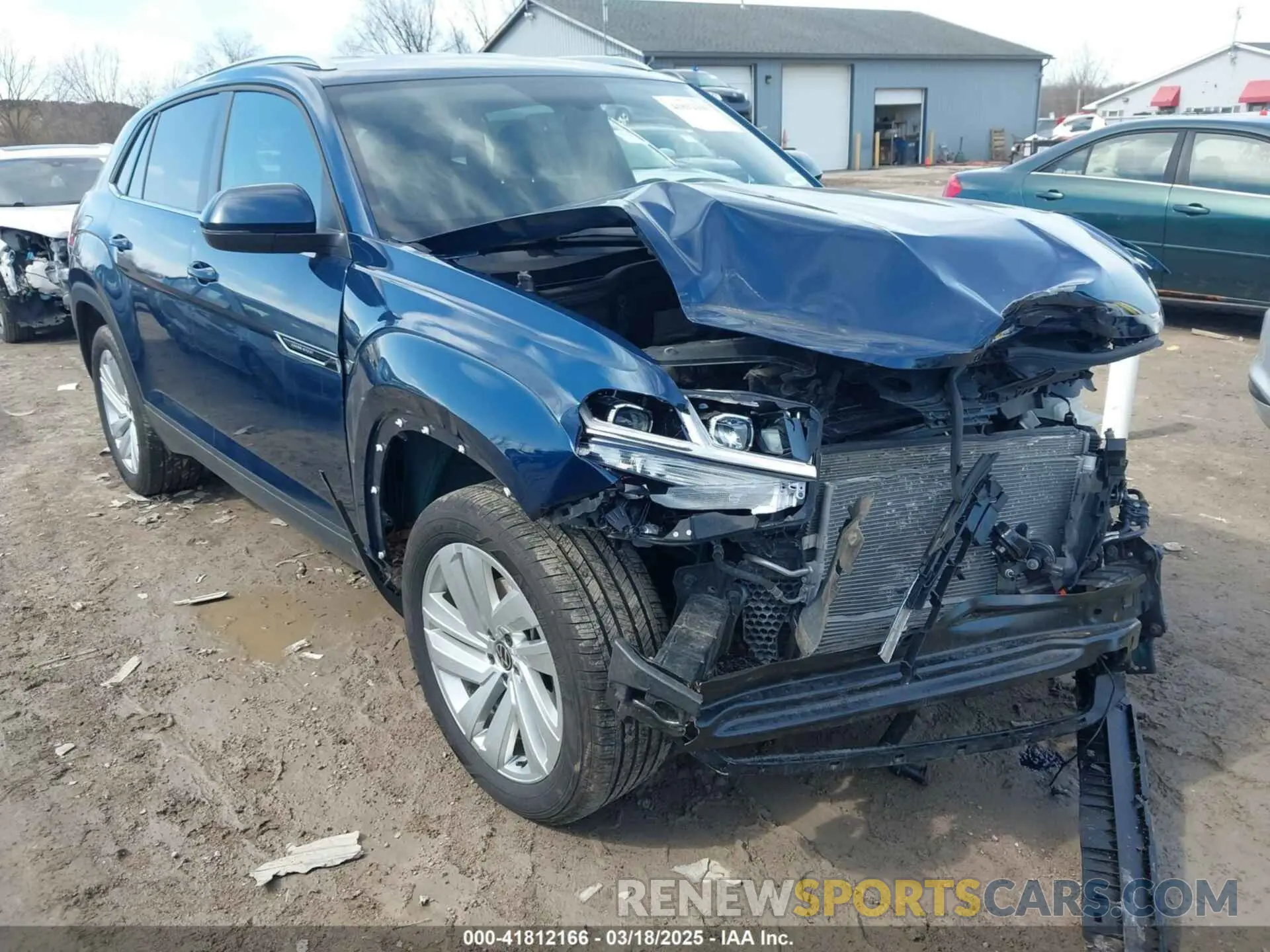 1 fotografías del automóvil dañado 1V2HE2CAXNC224787 VOLKSWAGEN ATLAS CROSS SPORT 2022