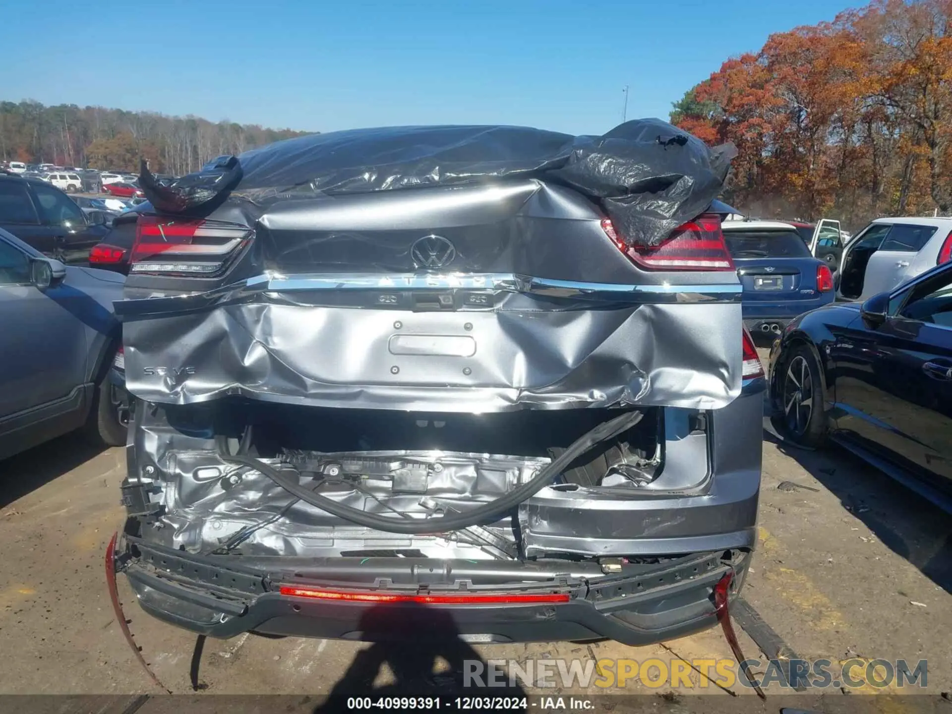 16 fotografías del automóvil dañado 1V2JE2CA6NC208457 VOLKSWAGEN ATLAS CROSS SPORT 2022