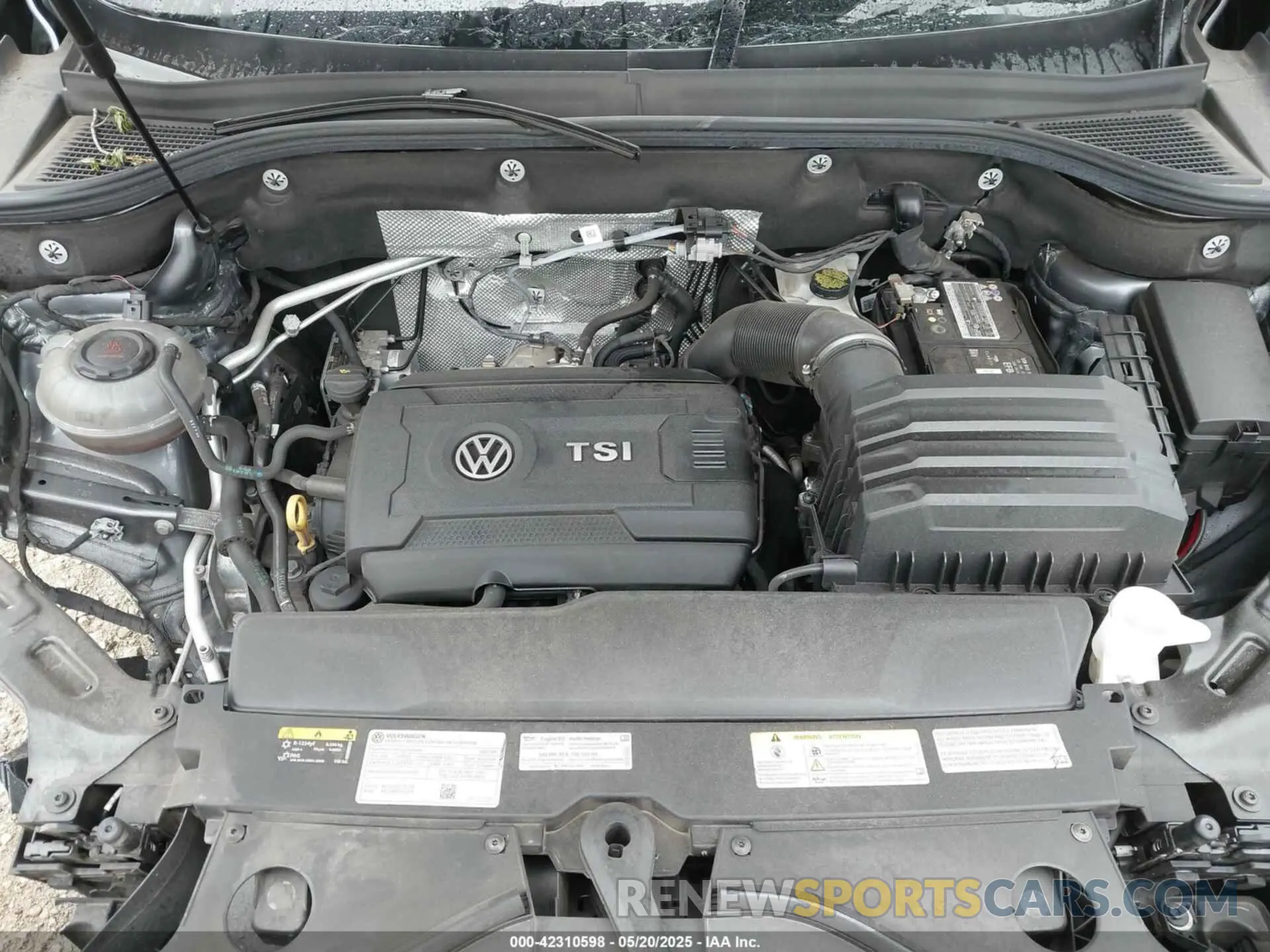 10 fotografías del automóvil dañado 1V2LC2CA1NC203536 VOLKSWAGEN ATLAS CROSS SPORT 2022