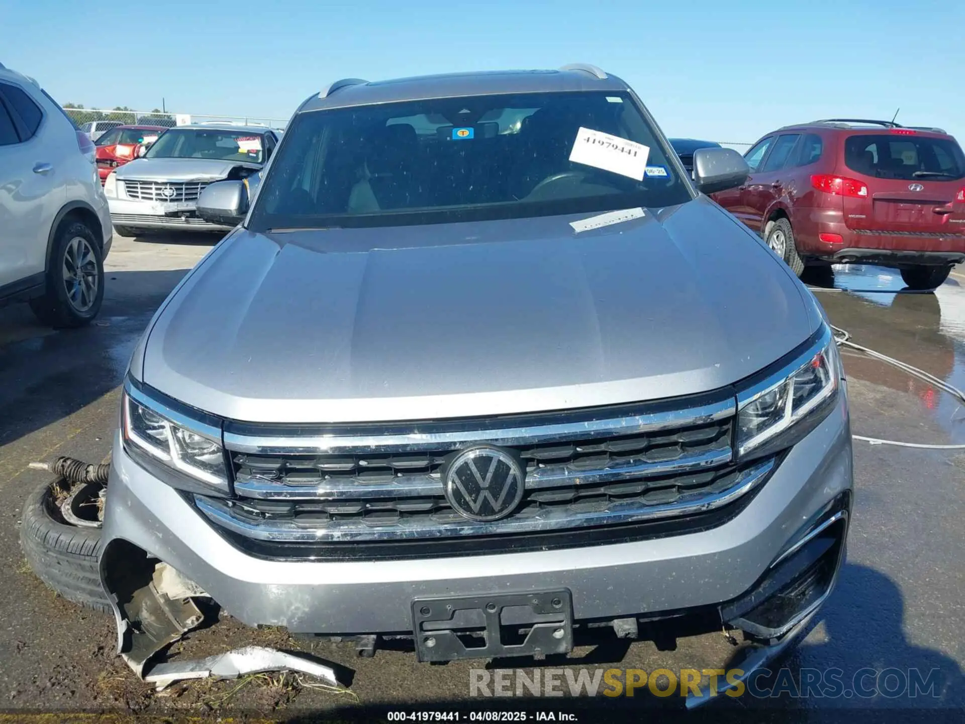13 fotografías del automóvil dañado 1V2SE2CA5NC222726 VOLKSWAGEN ATLAS CROSS SPORT 2022
