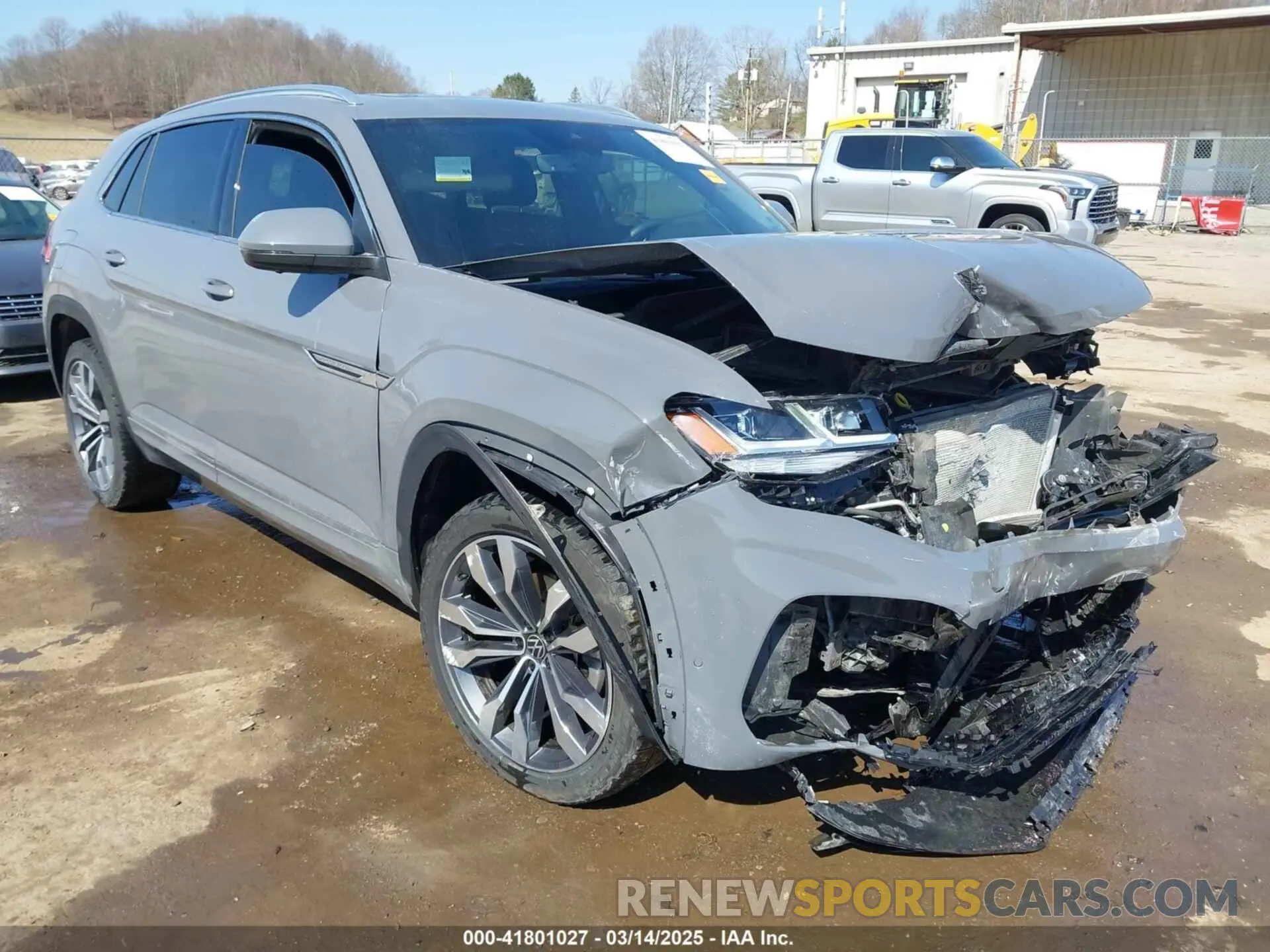 1 fotografías del automóvil dañado 1V2FE2CA6PC206412 VOLKSWAGEN ATLAS CROSS SPORT 2023