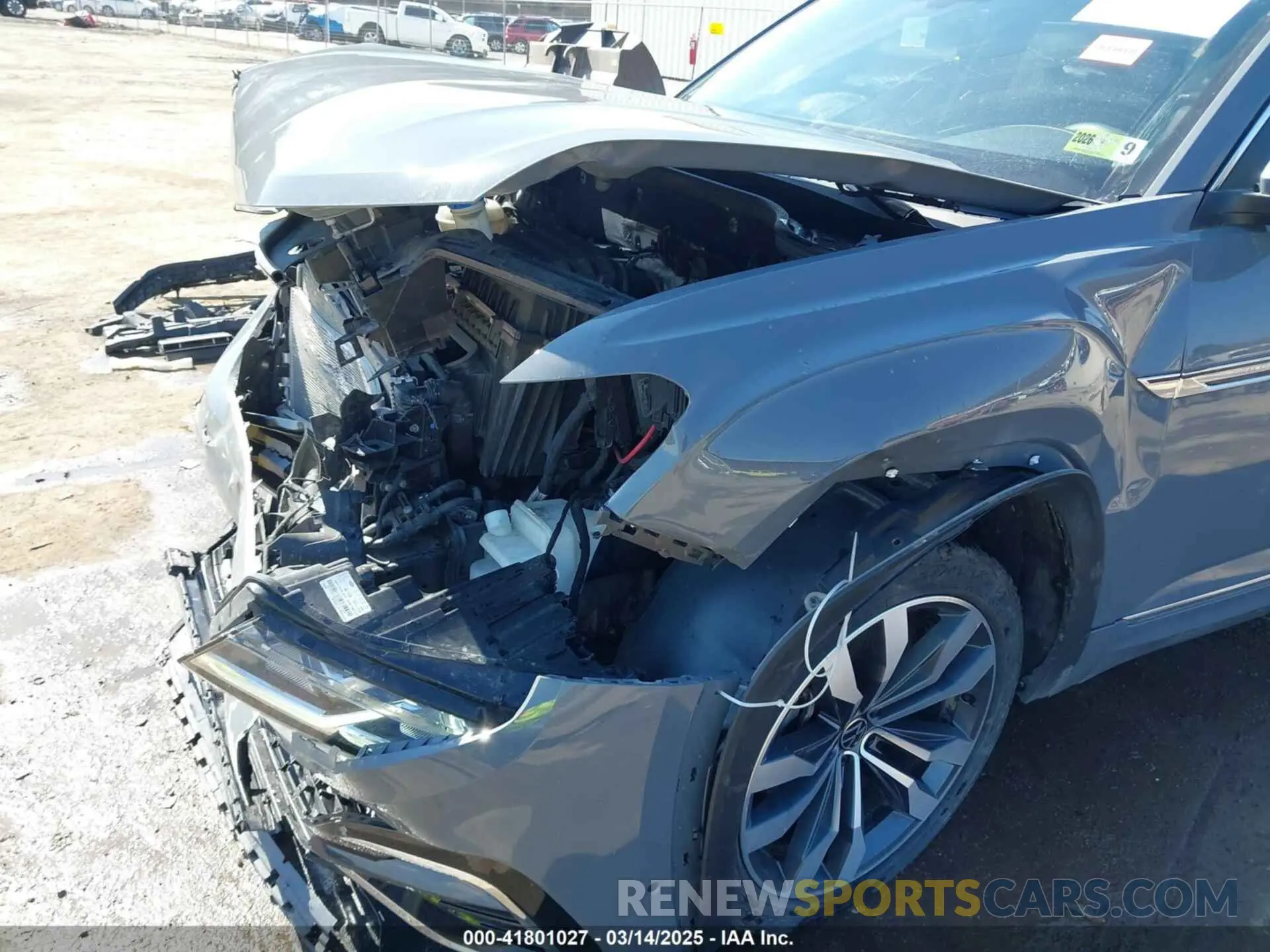 18 fotografías del automóvil dañado 1V2FE2CA6PC206412 VOLKSWAGEN ATLAS CROSS SPORT 2023