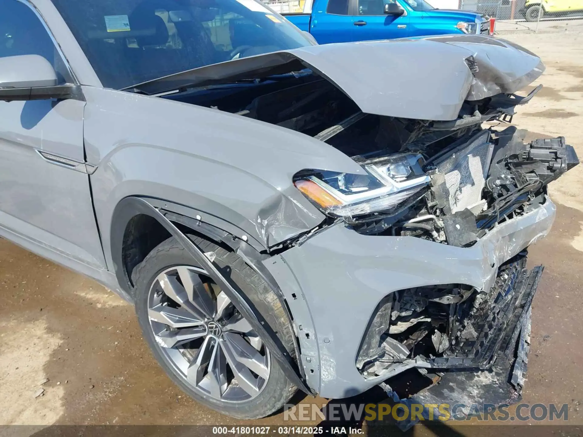 19 fotografías del automóvil dañado 1V2FE2CA6PC206412 VOLKSWAGEN ATLAS CROSS SPORT 2023