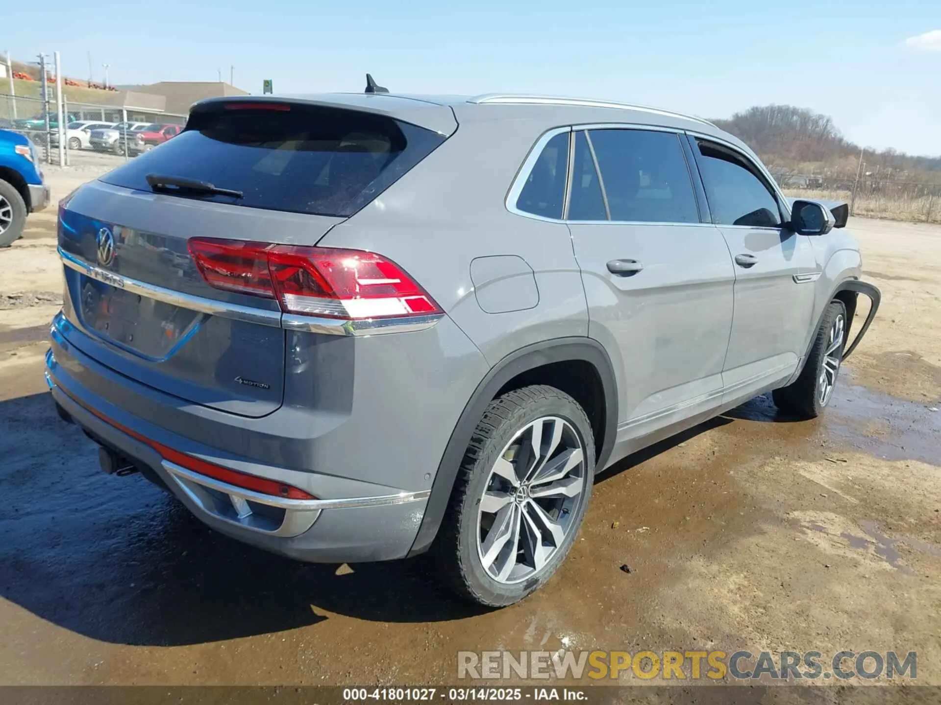 4 fotografías del automóvil dañado 1V2FE2CA6PC206412 VOLKSWAGEN ATLAS CROSS SPORT 2023