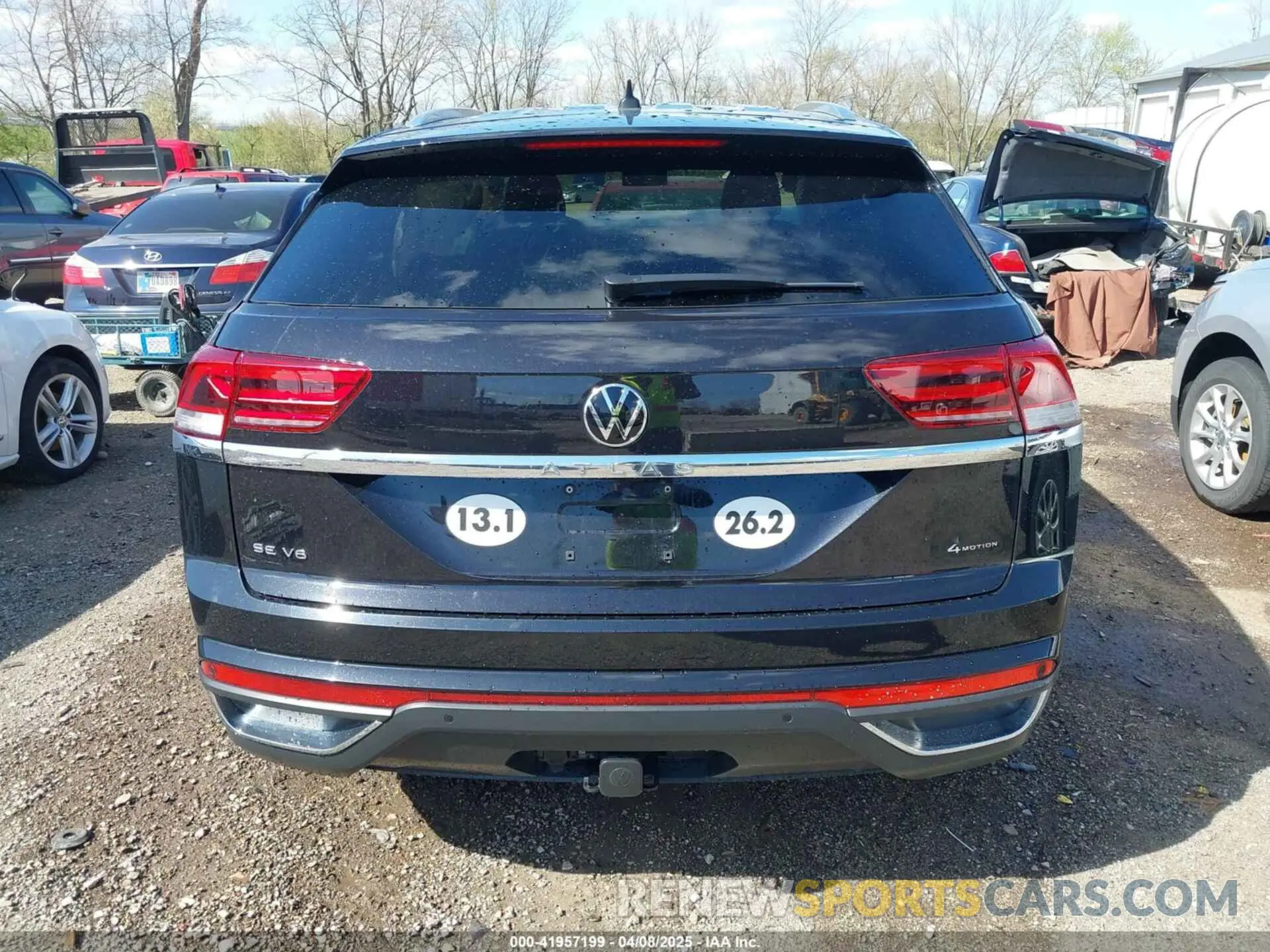 17 fotografías del automóvil dañado 1V2HE2CA4PC209916 VOLKSWAGEN ATLAS CROSS SPORT 2023