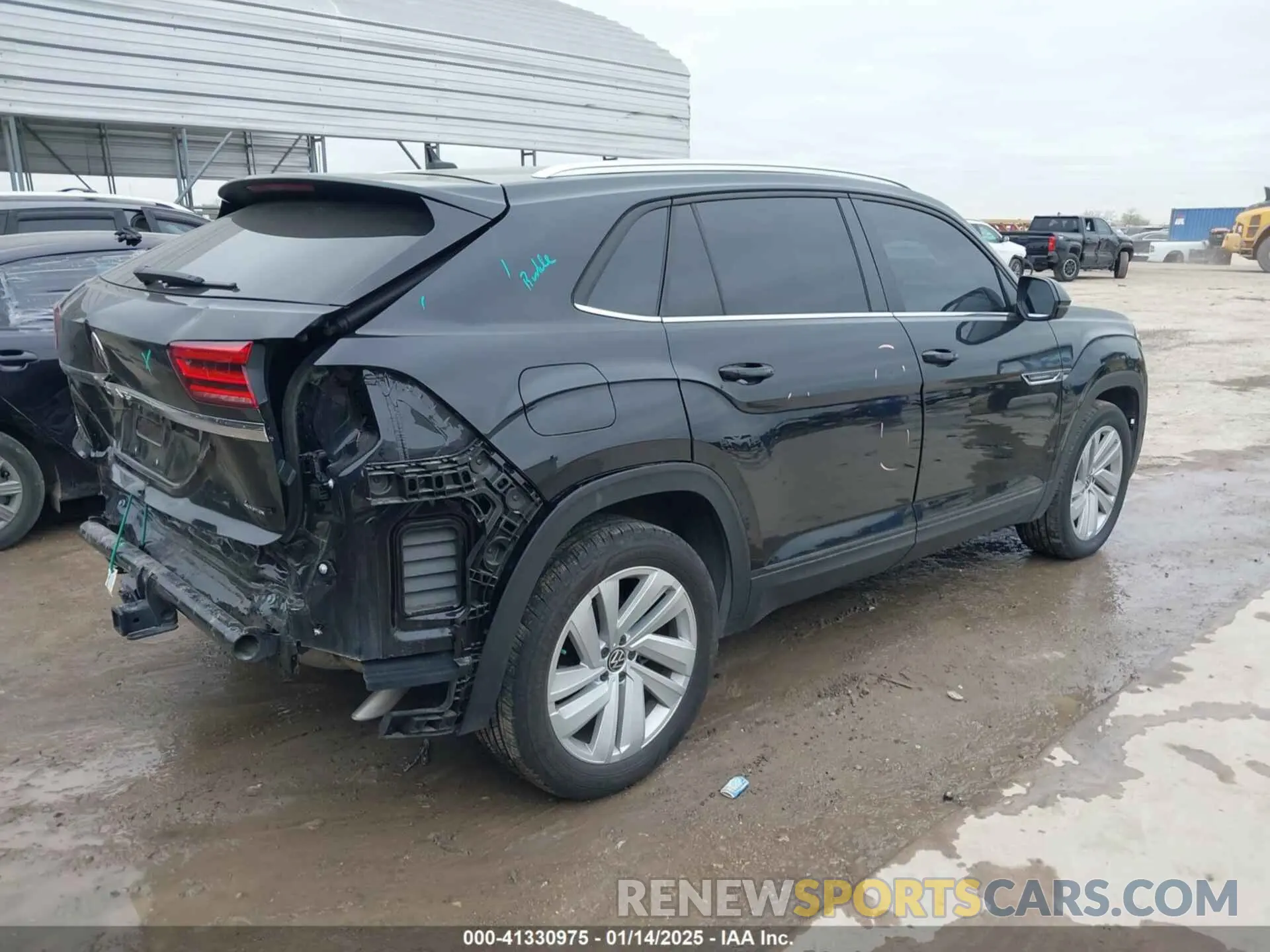4 fotografías del automóvil dañado 1V2KE2CA8PC225834 VOLKSWAGEN ATLAS CROSS SPORT 2023