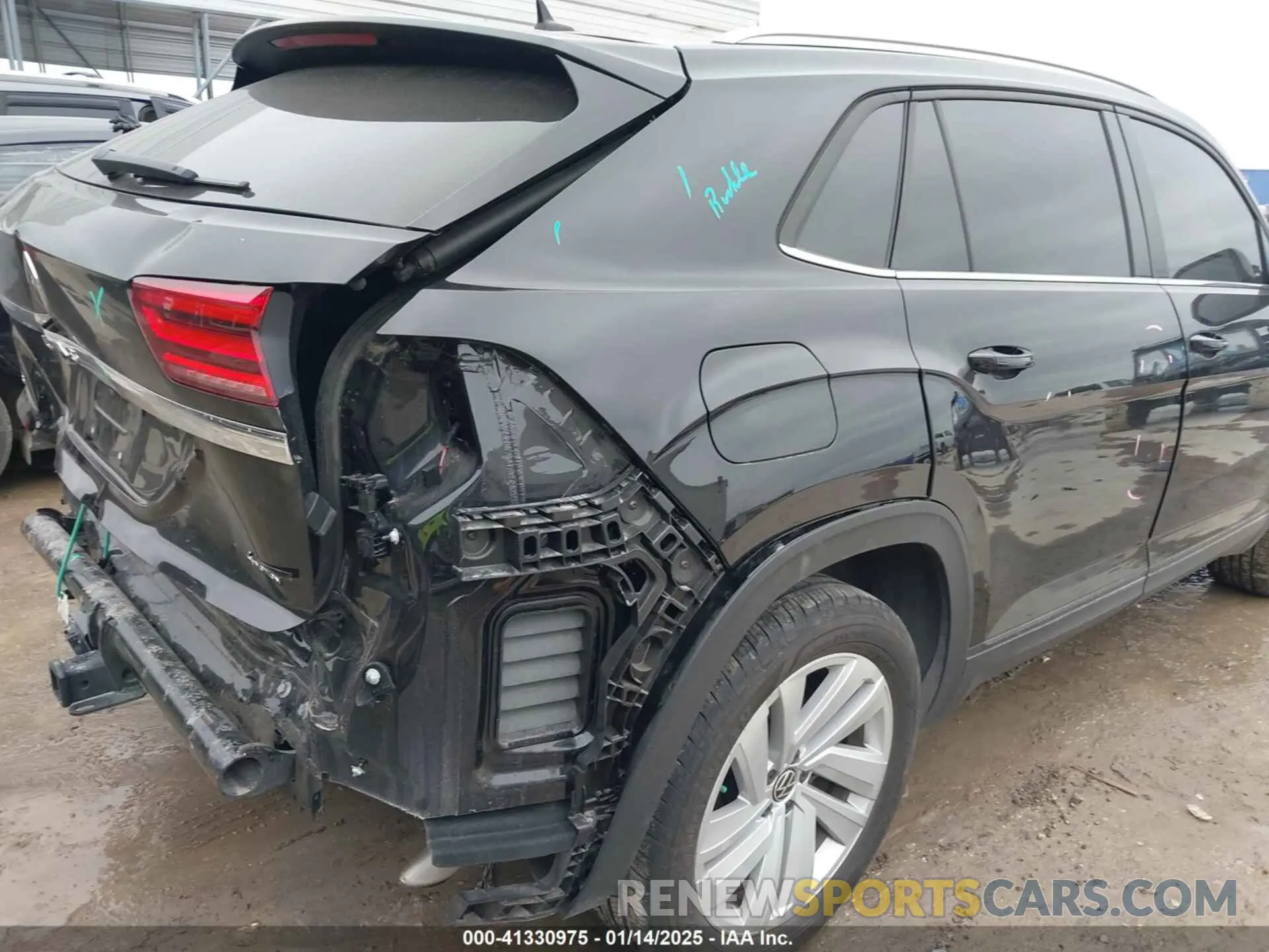 6 fotografías del automóvil dañado 1V2KE2CA8PC225834 VOLKSWAGEN ATLAS CROSS SPORT 2023