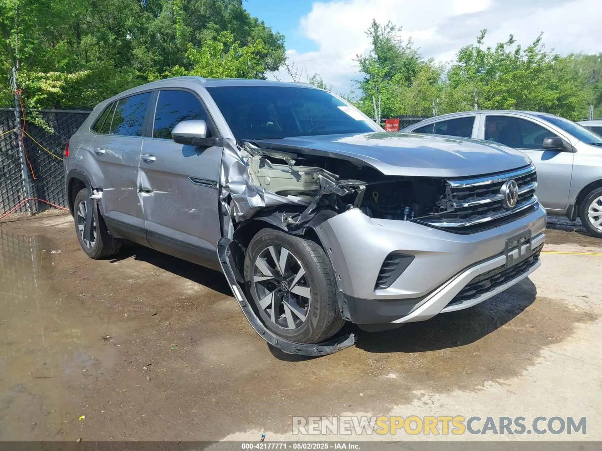 1 fotografías del automóvil dañado 1V2LC2CA9PC212519 VOLKSWAGEN ATLAS CROSS SPORT 2023