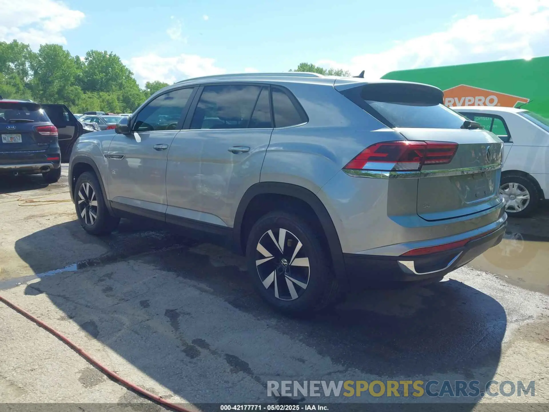 3 fotografías del automóvil dañado 1V2LC2CA9PC212519 VOLKSWAGEN ATLAS CROSS SPORT 2023