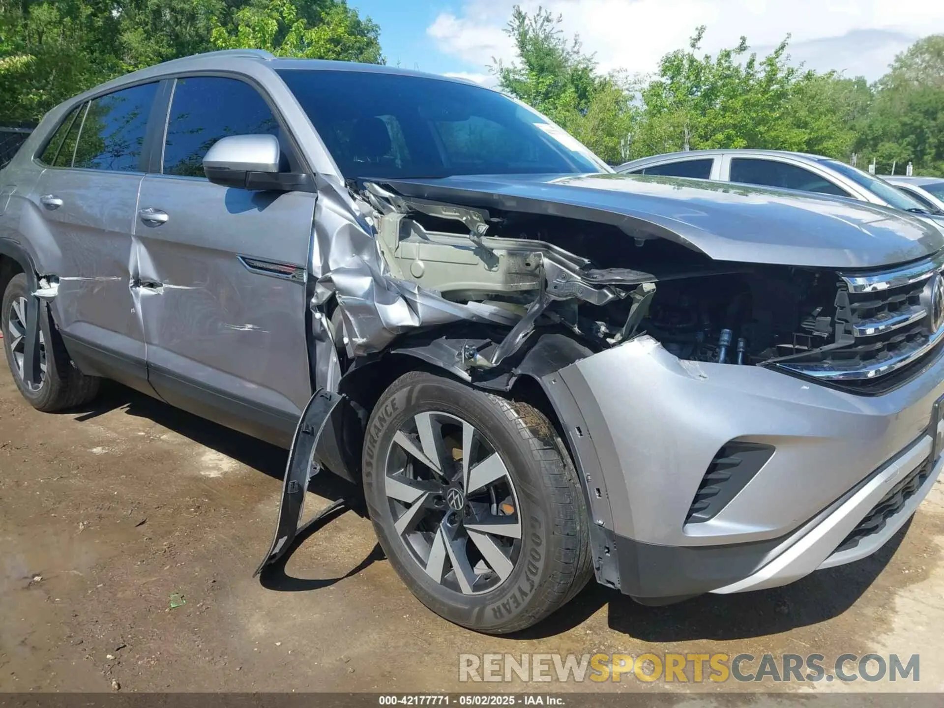 6 fotografías del automóvil dañado 1V2LC2CA9PC212519 VOLKSWAGEN ATLAS CROSS SPORT 2023