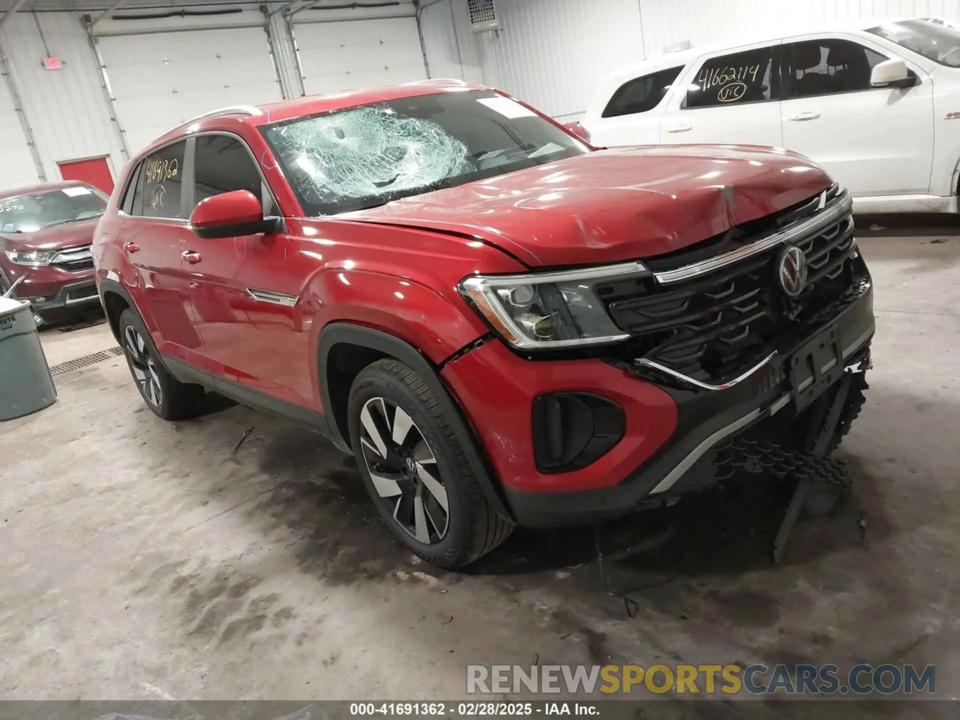 1 fotografías del automóvil dañado 1V2HE2CA6RC221830 VOLKSWAGEN ATLAS CROSS SPORT 2024