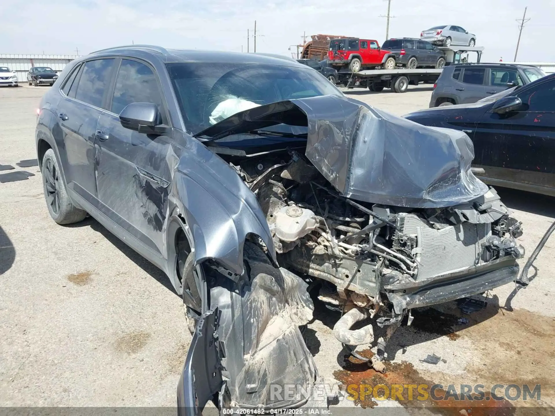 1 fotografías del automóvil dañado 1V2JE2CA1RC252078 VOLKSWAGEN ATLAS CROSS SPORT 2024