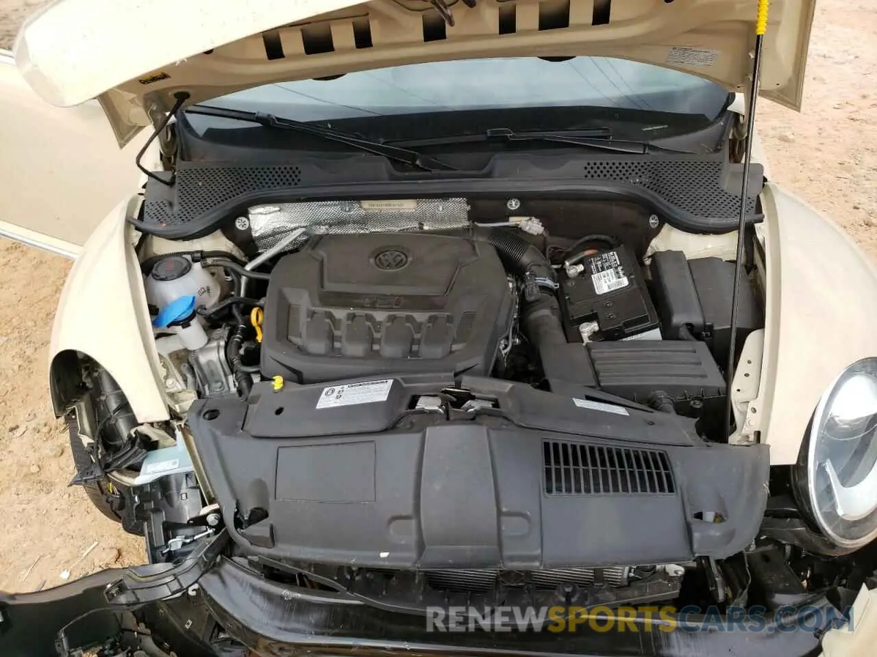 12 fotografías del automóvil dañado 3VW5DAAT0KM507129 VOLKSWAGEN BEETLE 2019
