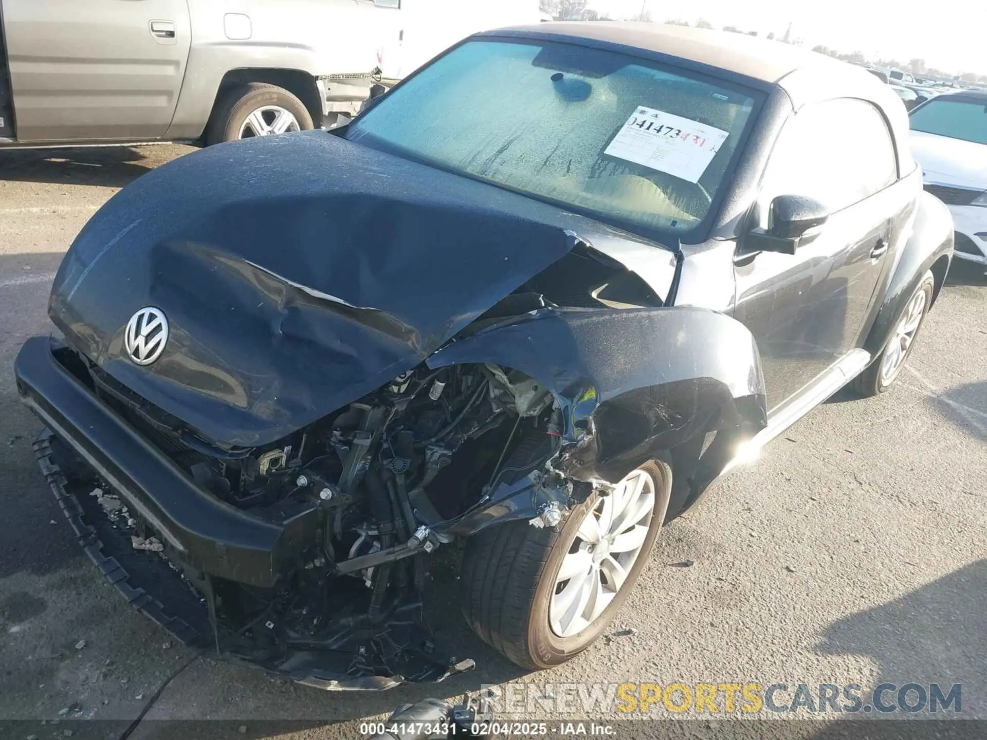 2 fotografías del automóvil dañado 3VW5DAAT3KM511269 VOLKSWAGEN BEETLE 2019