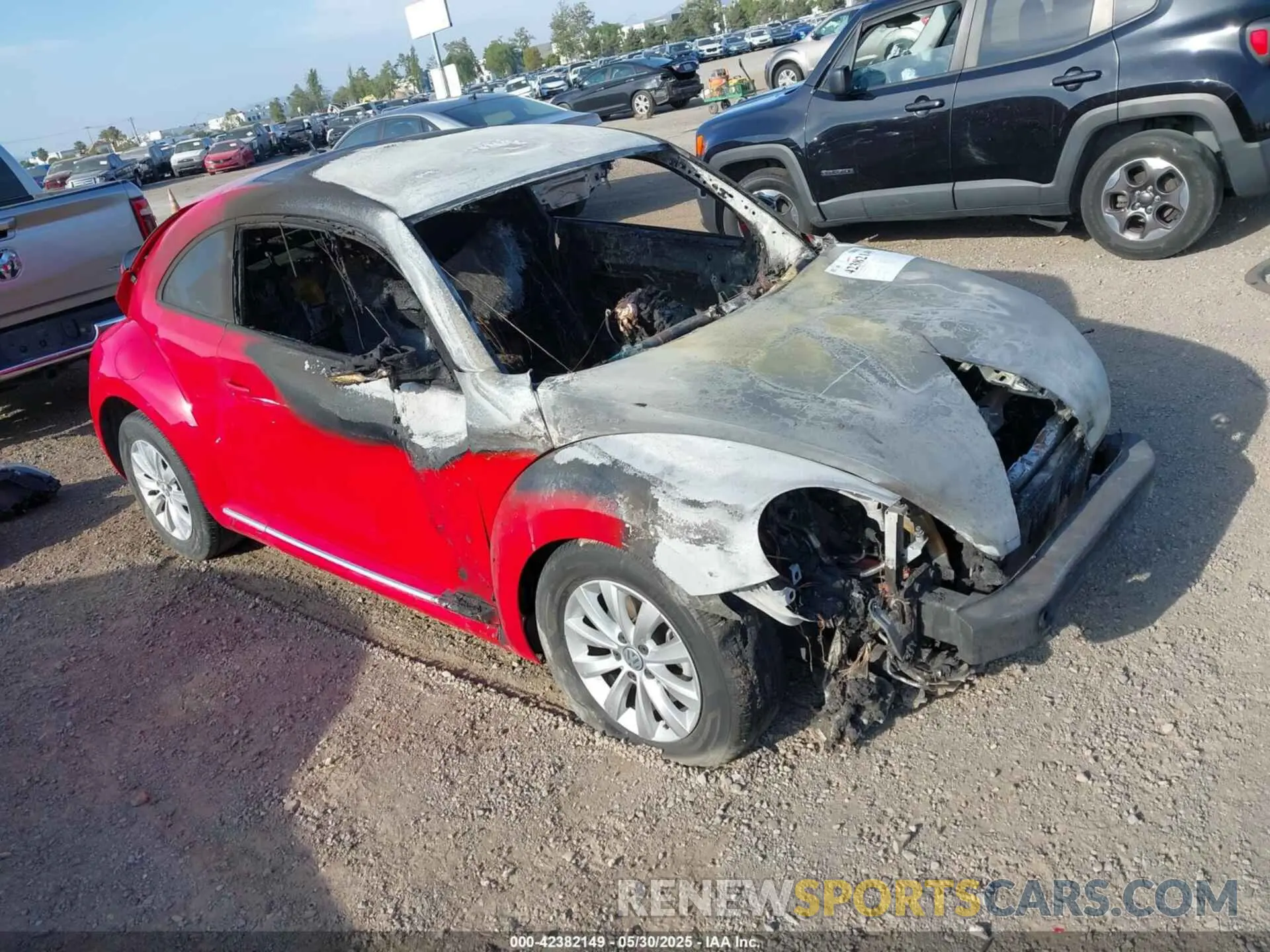 1 fotografías del automóvil dañado 3VWFD7AT0KM705118 VOLKSWAGEN BEETLE 2019
