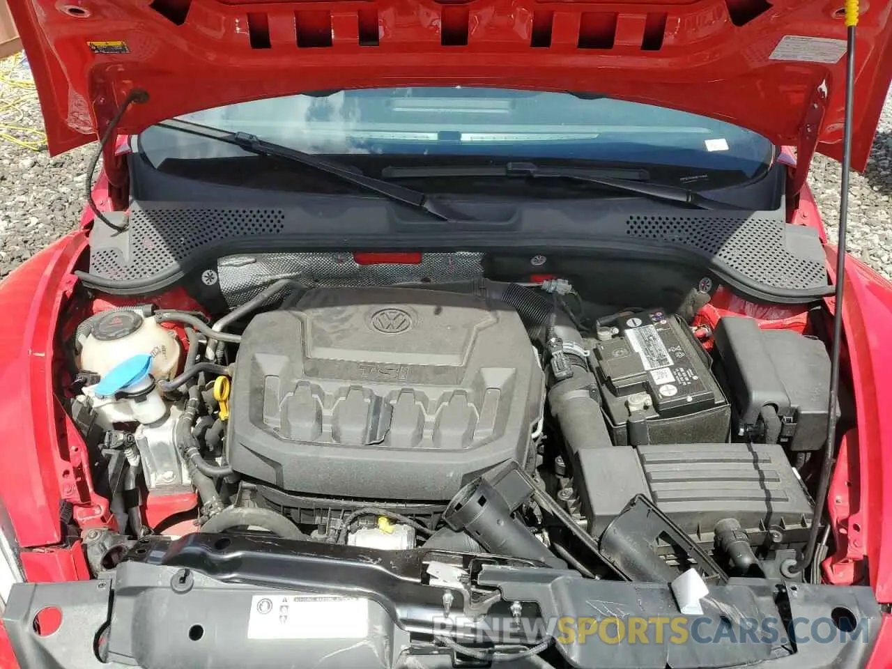 11 fotografías del automóvil dañado 3VWFD7AT5KM710895 VOLKSWAGEN BEETLE 2019