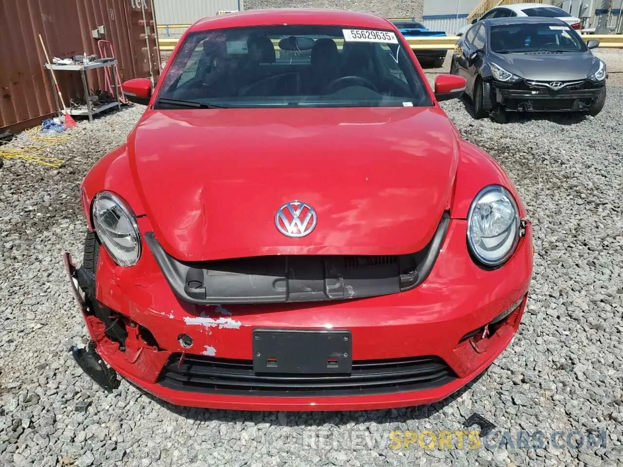5 fotografías del automóvil dañado 3VWFD7AT5KM710895 VOLKSWAGEN BEETLE 2019