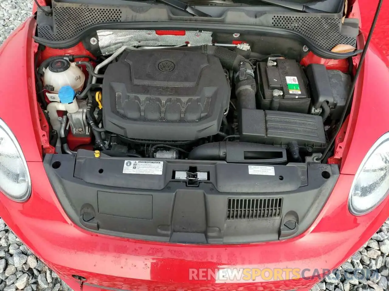 11 fotografías del automóvil dañado 3VWFD7AT9KM710866 VOLKSWAGEN BEETLE 2019