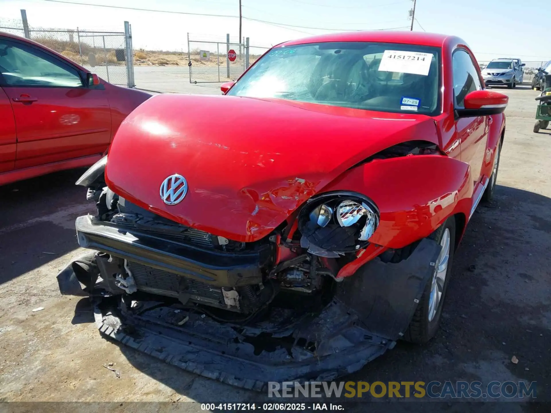 6 fotografías del automóvil dañado 3VWFD7ATXKM712433 VOLKSWAGEN BEETLE 2019