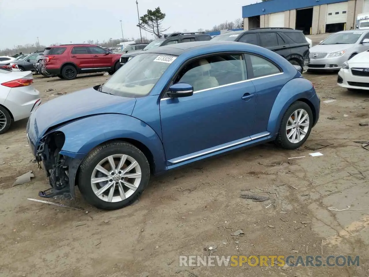 1 fotografías del automóvil dañado 3VWJD7ATXKM716699 VOLKSWAGEN BEETLE 2019