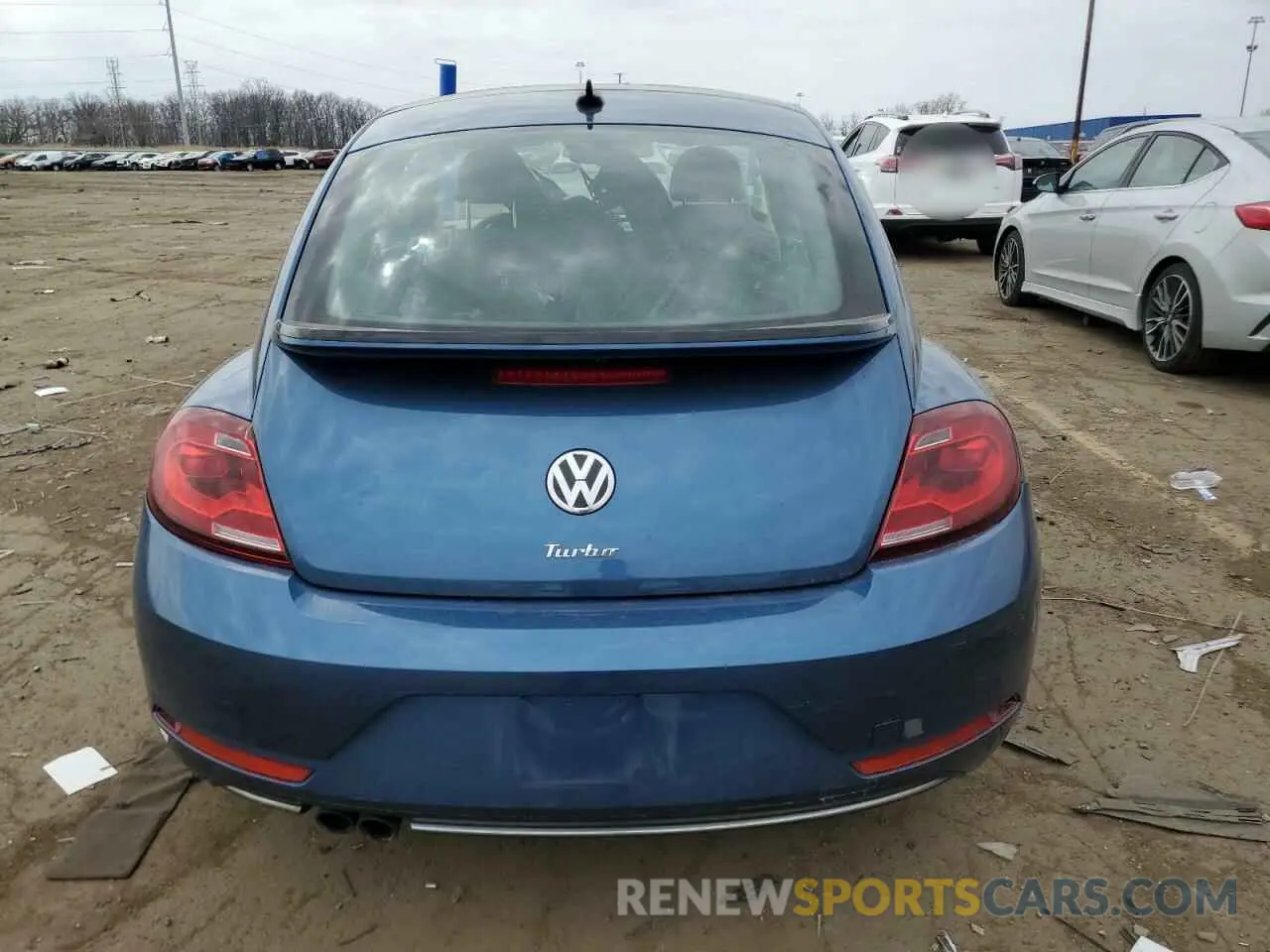 6 fotografías del automóvil dañado 3VWJD7ATXKM716699 VOLKSWAGEN BEETLE 2019