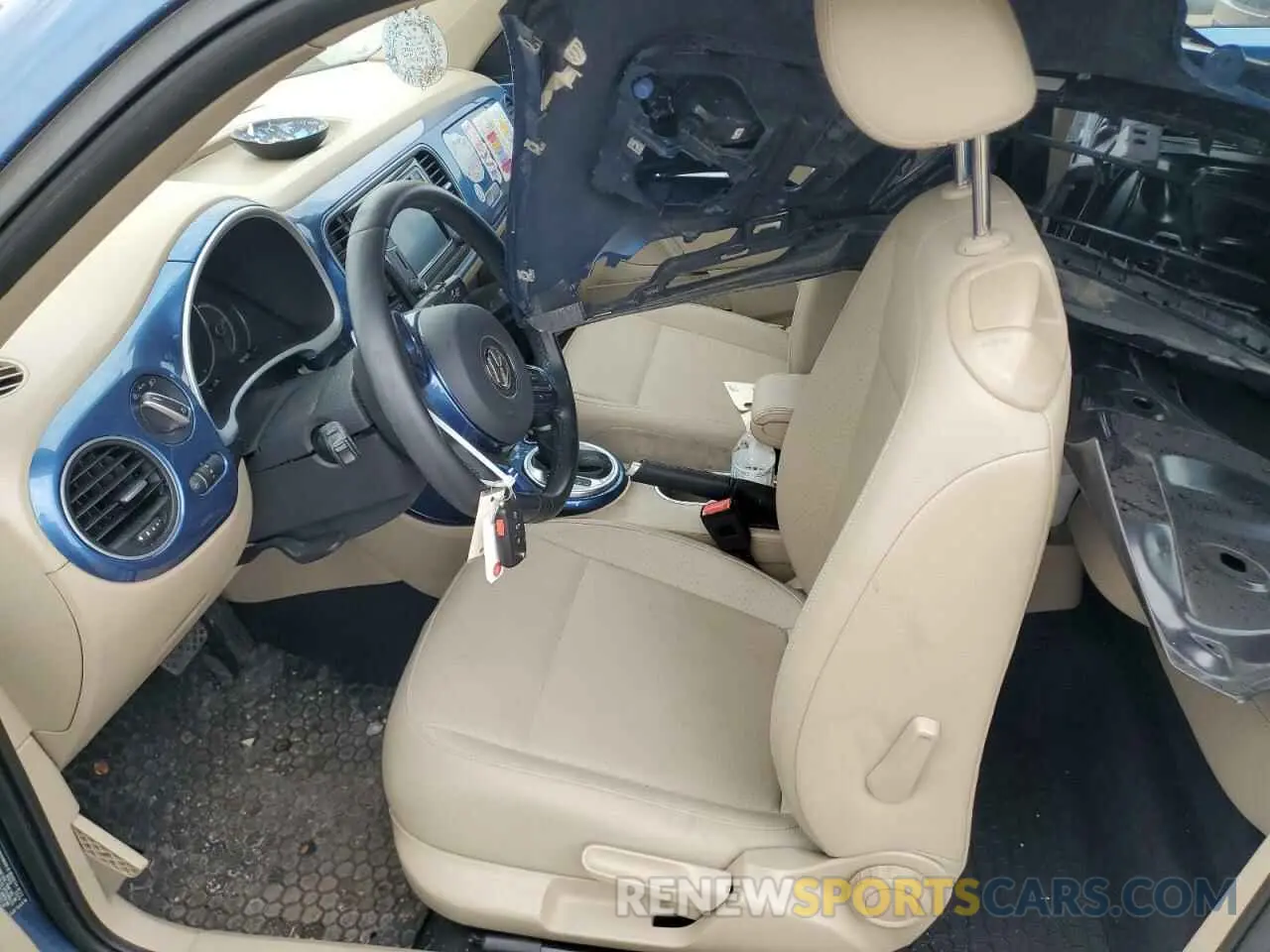7 fotografías del automóvil dañado 3VWJD7ATXKM716699 VOLKSWAGEN BEETLE 2019