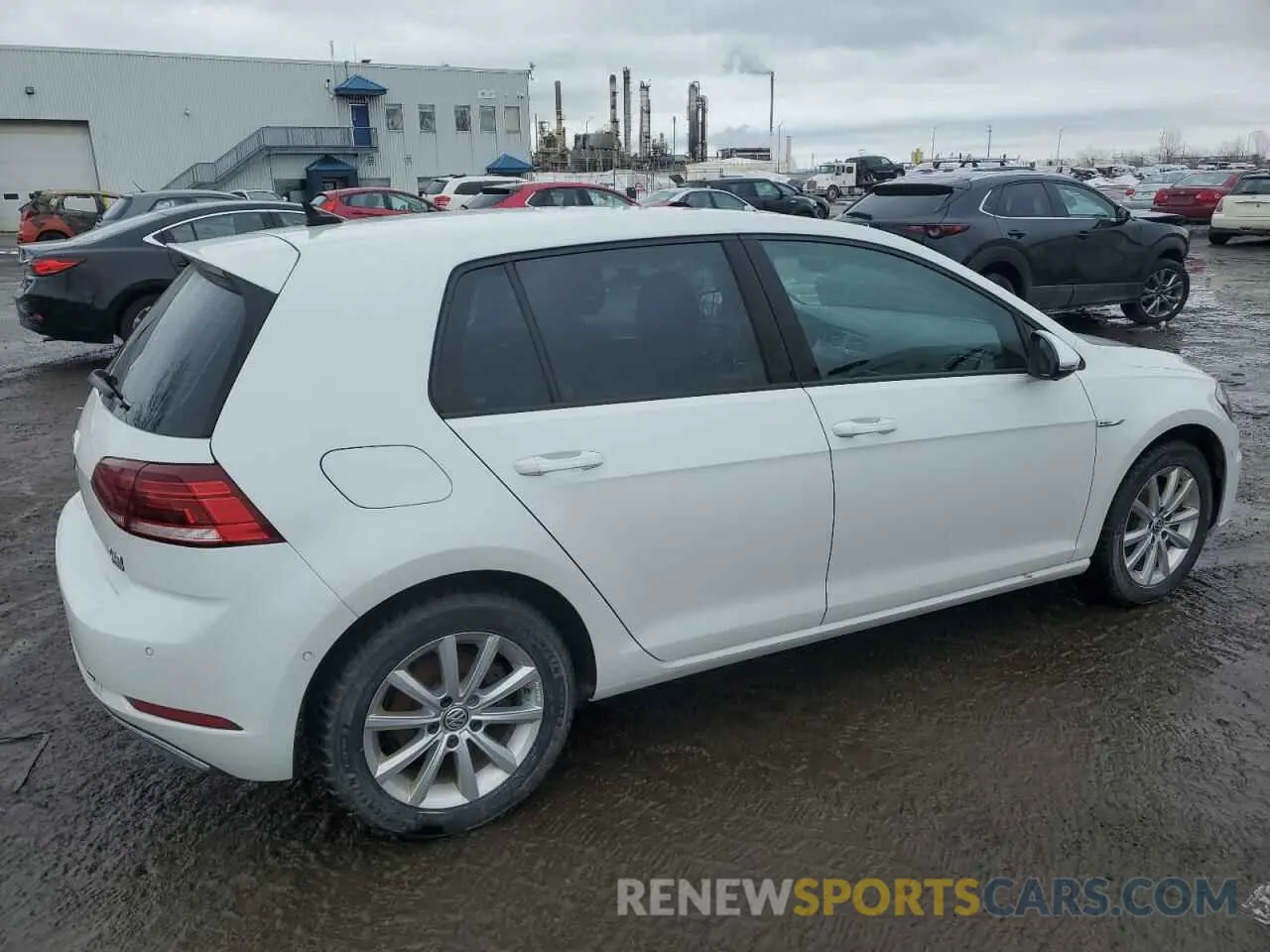 3 fotografías del automóvil dañado WVWPR7AU1LW900812 VOLKSWAGEN E-GOLF COM 2020