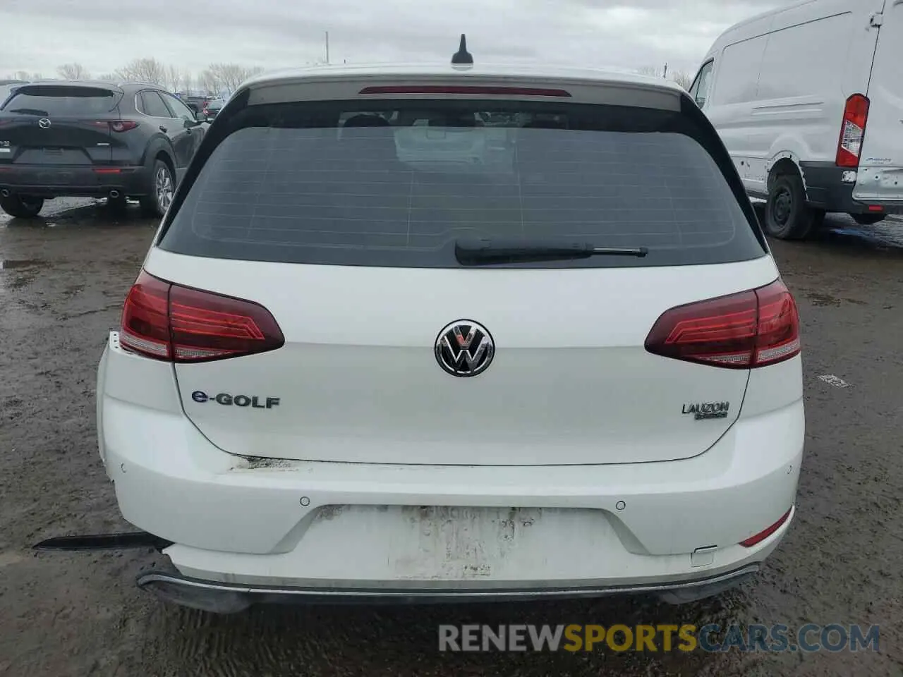 6 fotografías del automóvil dañado WVWPR7AU1LW900812 VOLKSWAGEN E-GOLF COM 2020
