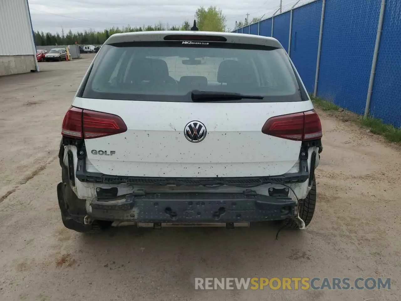 6 fotografías del automóvil dañado 3VWG57AU3KM030374 VOLKSWAGEN GOLF 2019