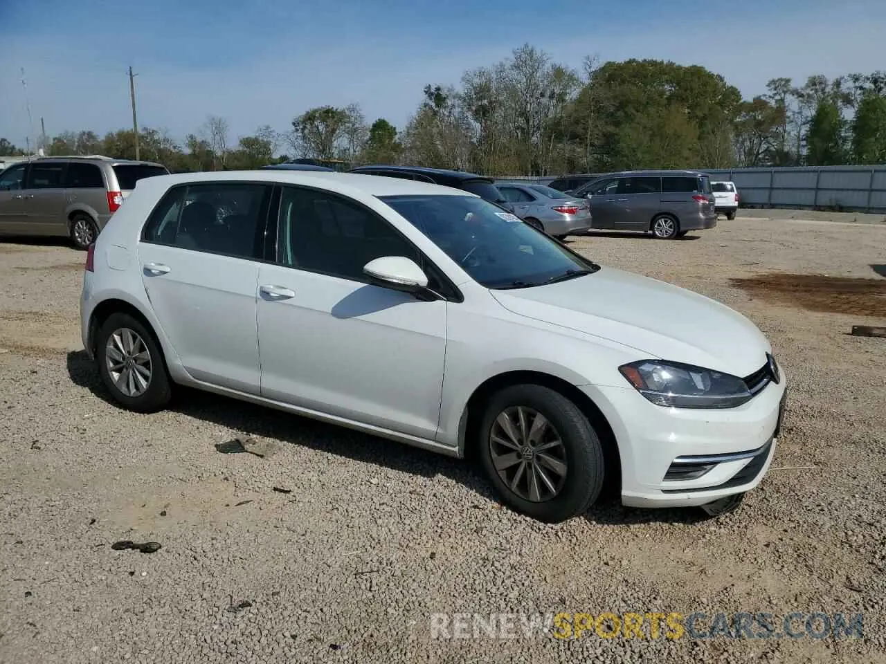 4 fotografías del automóvil dañado 3VWG57AU5KM010353 VOLKSWAGEN GOLF 2019