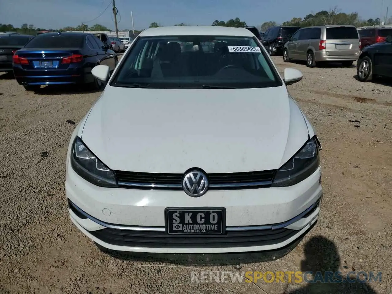 5 fotografías del automóvil dañado 3VWG57AU5KM010353 VOLKSWAGEN GOLF 2019