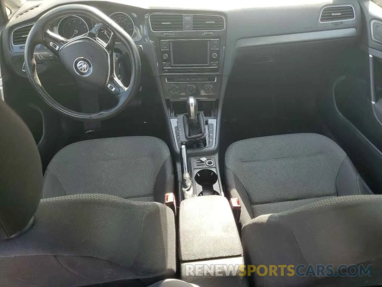 8 fotografías del automóvil dañado 3VWG57AU5KM010353 VOLKSWAGEN GOLF 2019