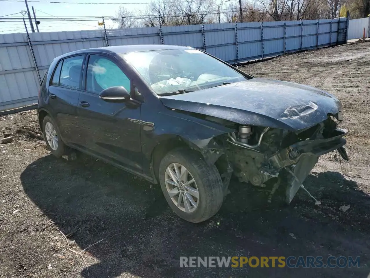 4 fotografías del automóvil dañado 3VWG57AU6KM019756 VOLKSWAGEN GOLF 2019