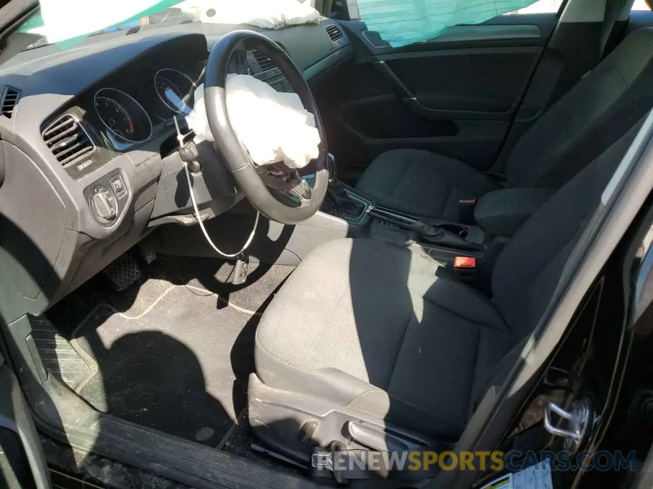 7 fotografías del automóvil dañado 3VWG57AU6KM019756 VOLKSWAGEN GOLF 2019